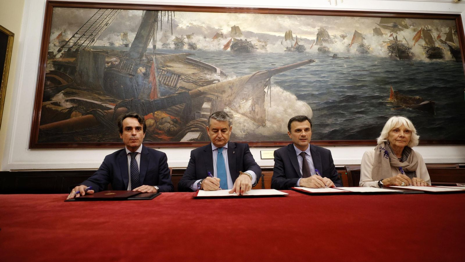 Los firmantes del protocolo para el desarrollo del proceso de integración puerto-ciudad Los firmantes del protocolo para el desarrollo del proceso de integración puerto-ciudad