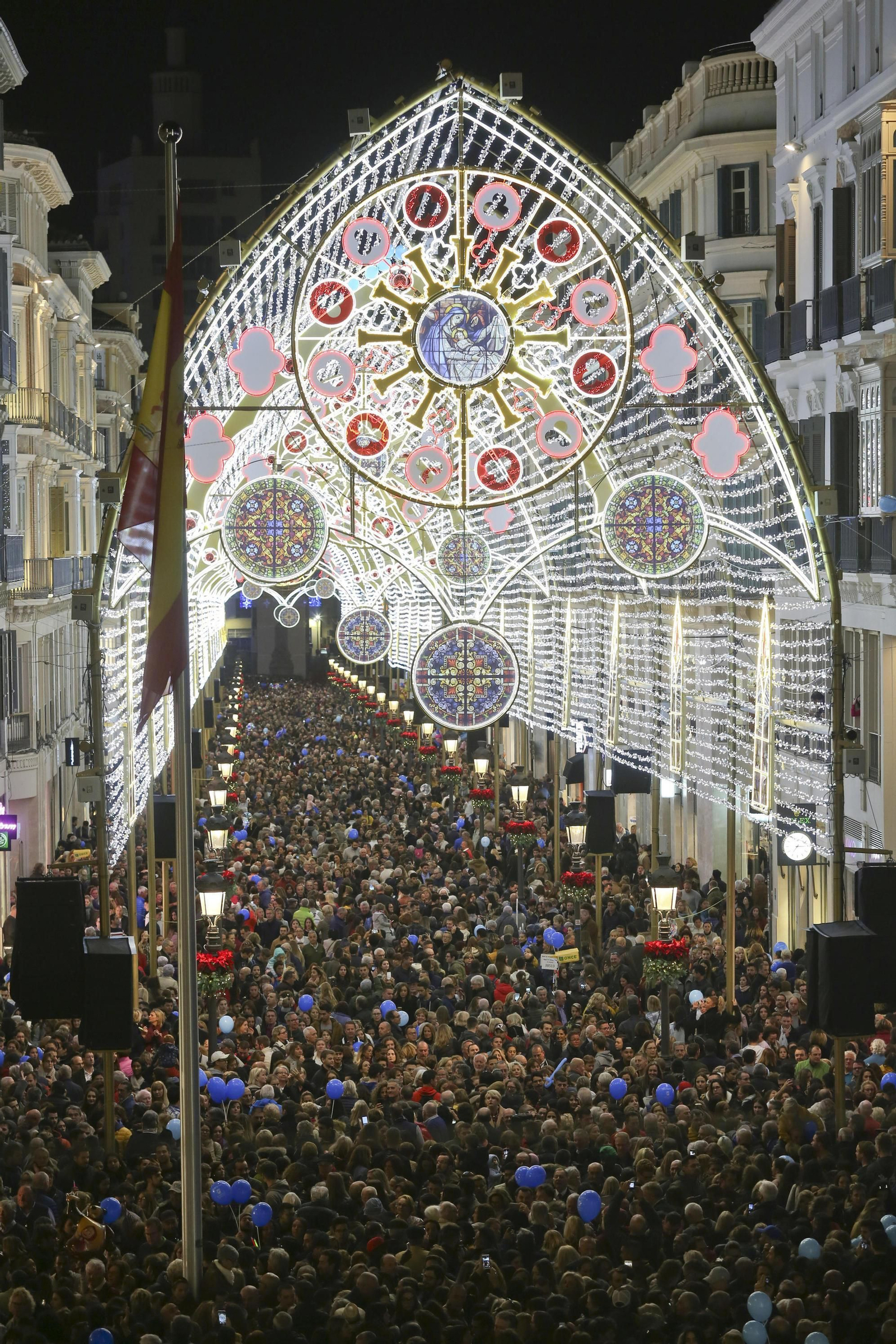 Málaga se enciende por Navidad