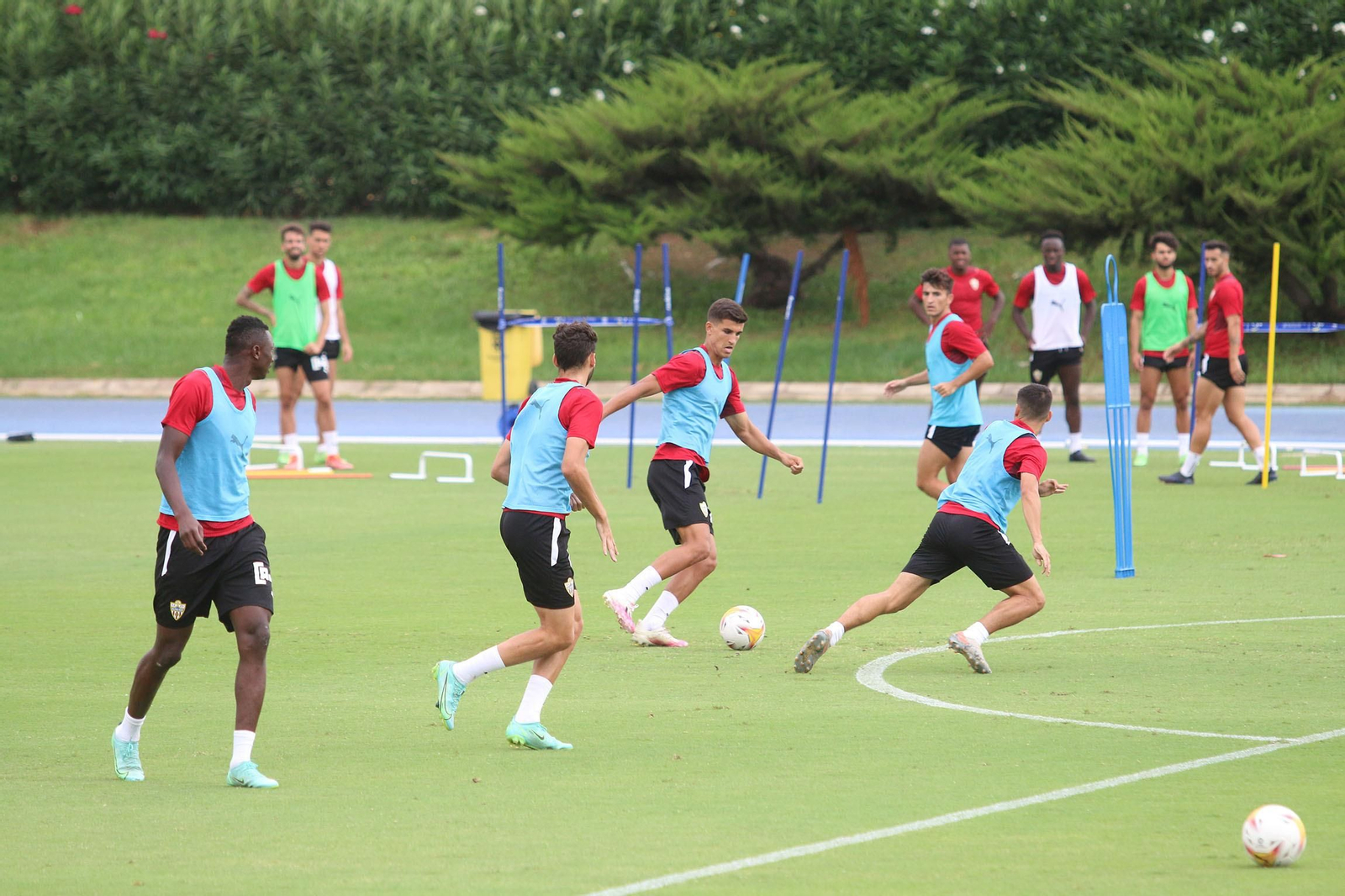 Fotogalería del entrenamiento de la UD Almería del miércoles 11 de agosto
