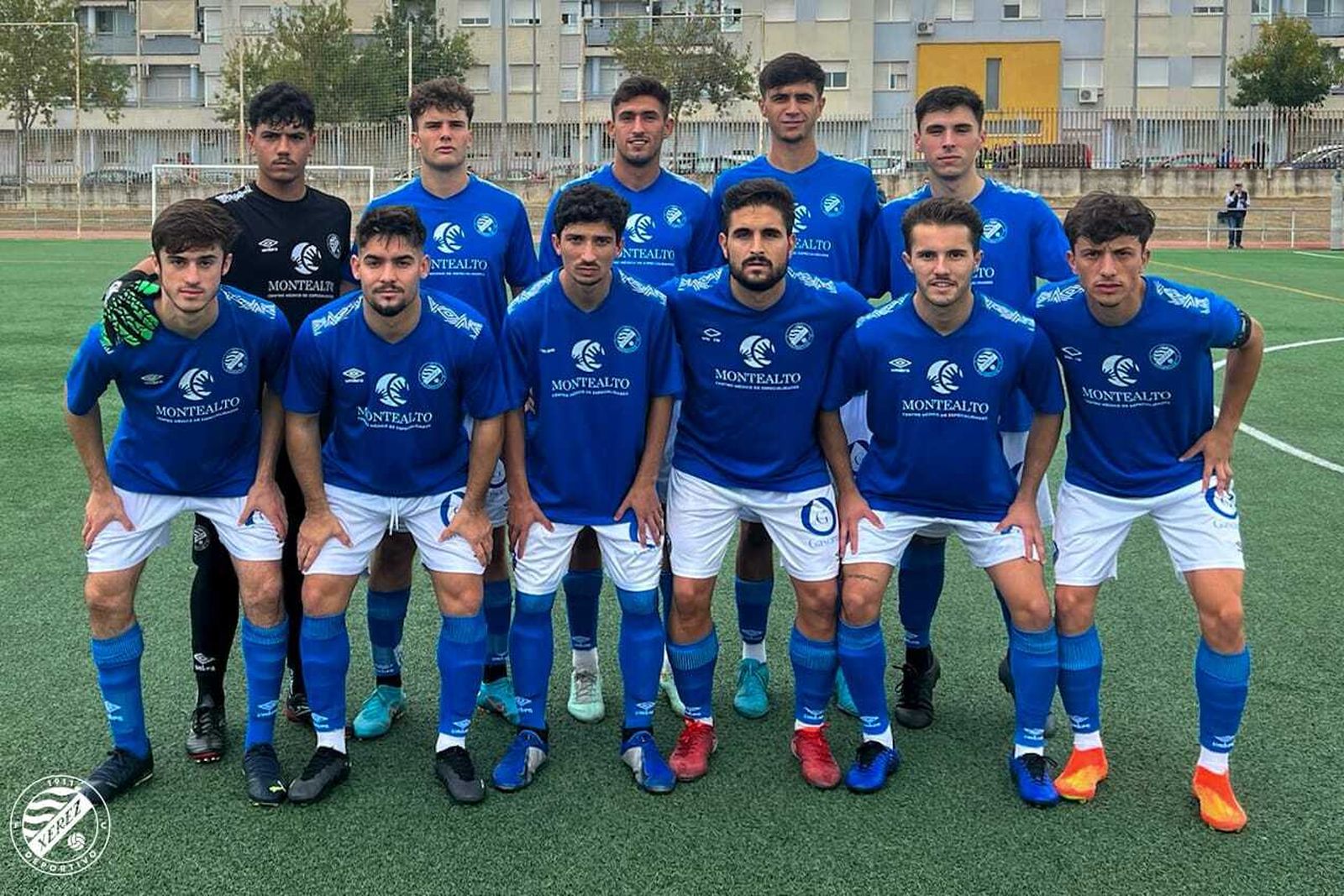 Formación del Xerez DFC B contra el Balón de Cádiz.