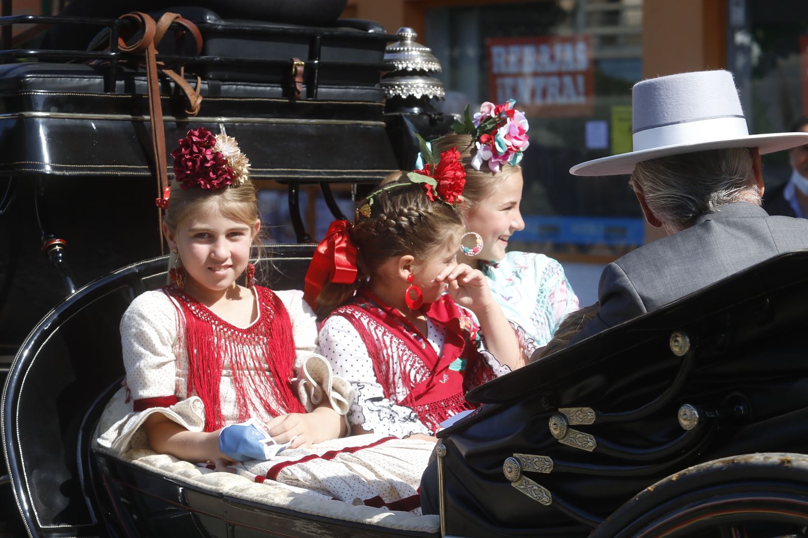 La marcha hípica en Córdoba por el 28-F, en fotografias.