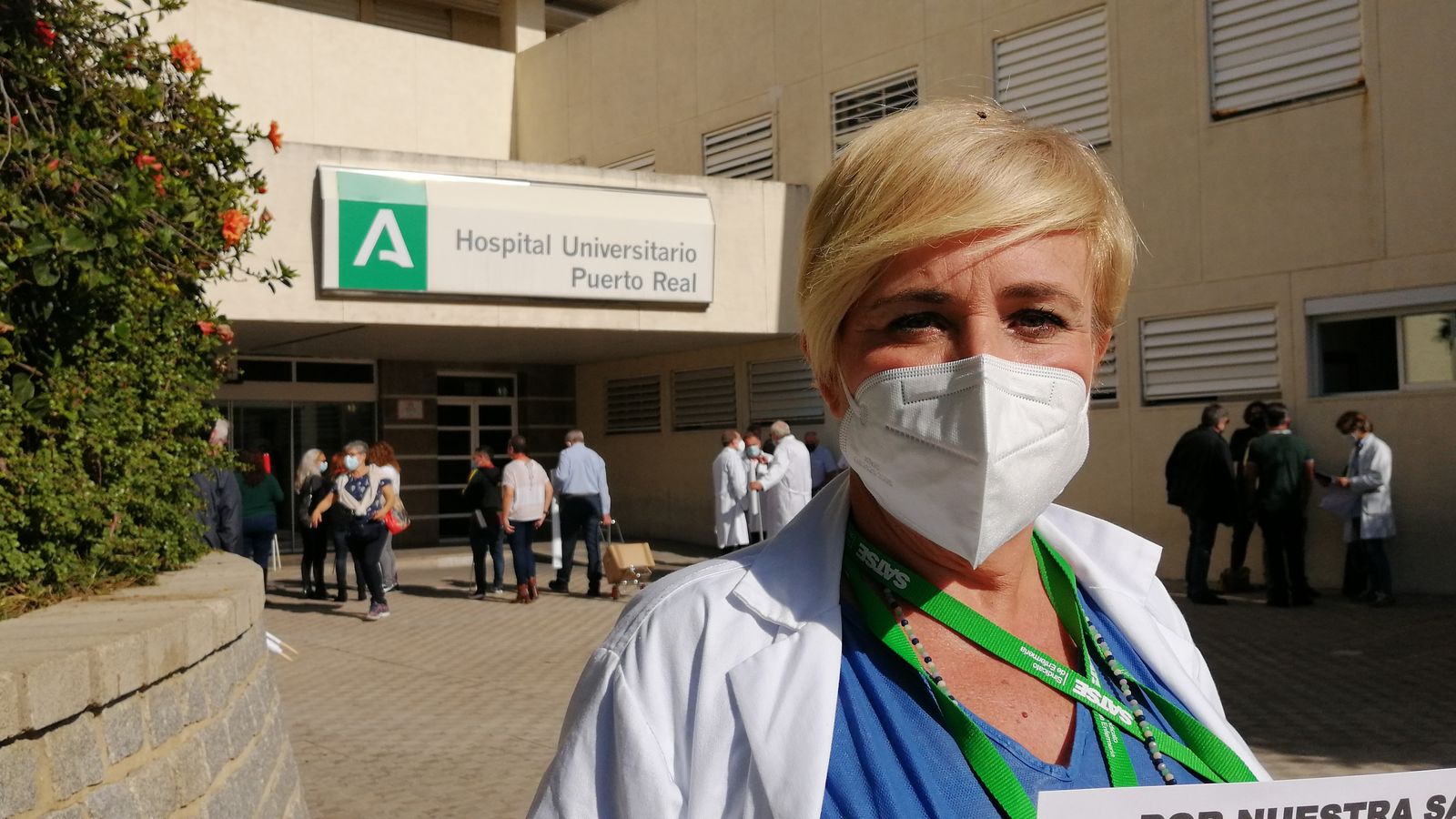 Inmaculada Aguilar, delegada sindical de SATSE en el Hospital de Puerto Real