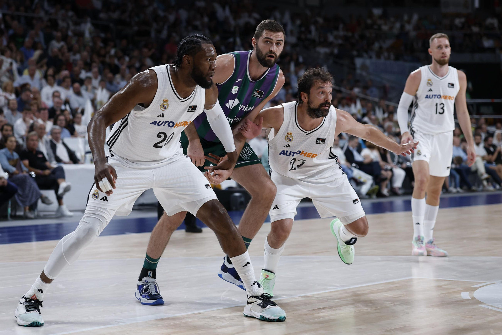 El Real Madrid-Unicaja, en fotos
