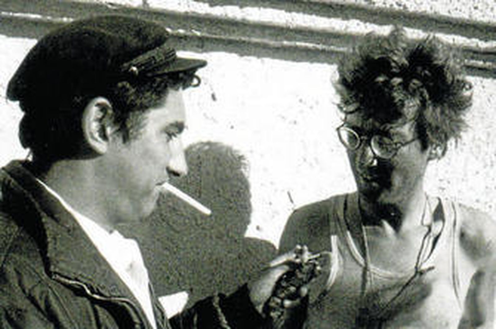 Lennon durante su estancia en Almería rodando 'Cómo gané la guerra'.