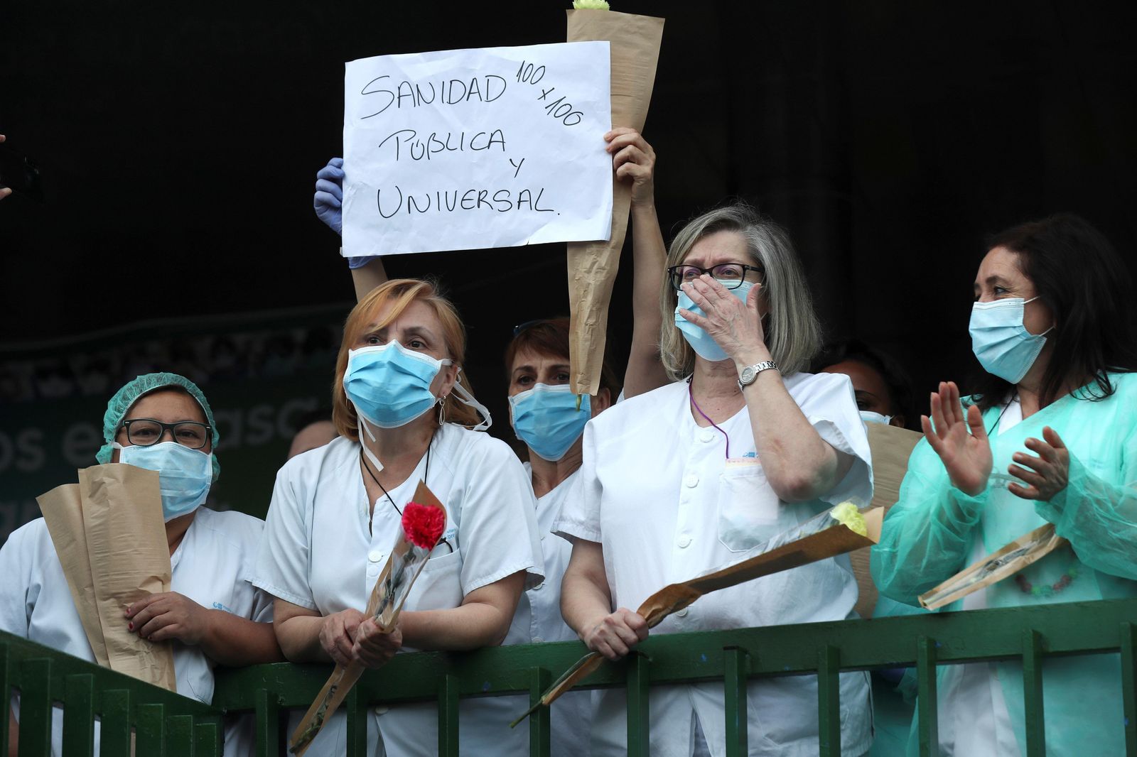 Los sindicatos exigen que se les hagan los test diagnósticos a los sanitarios