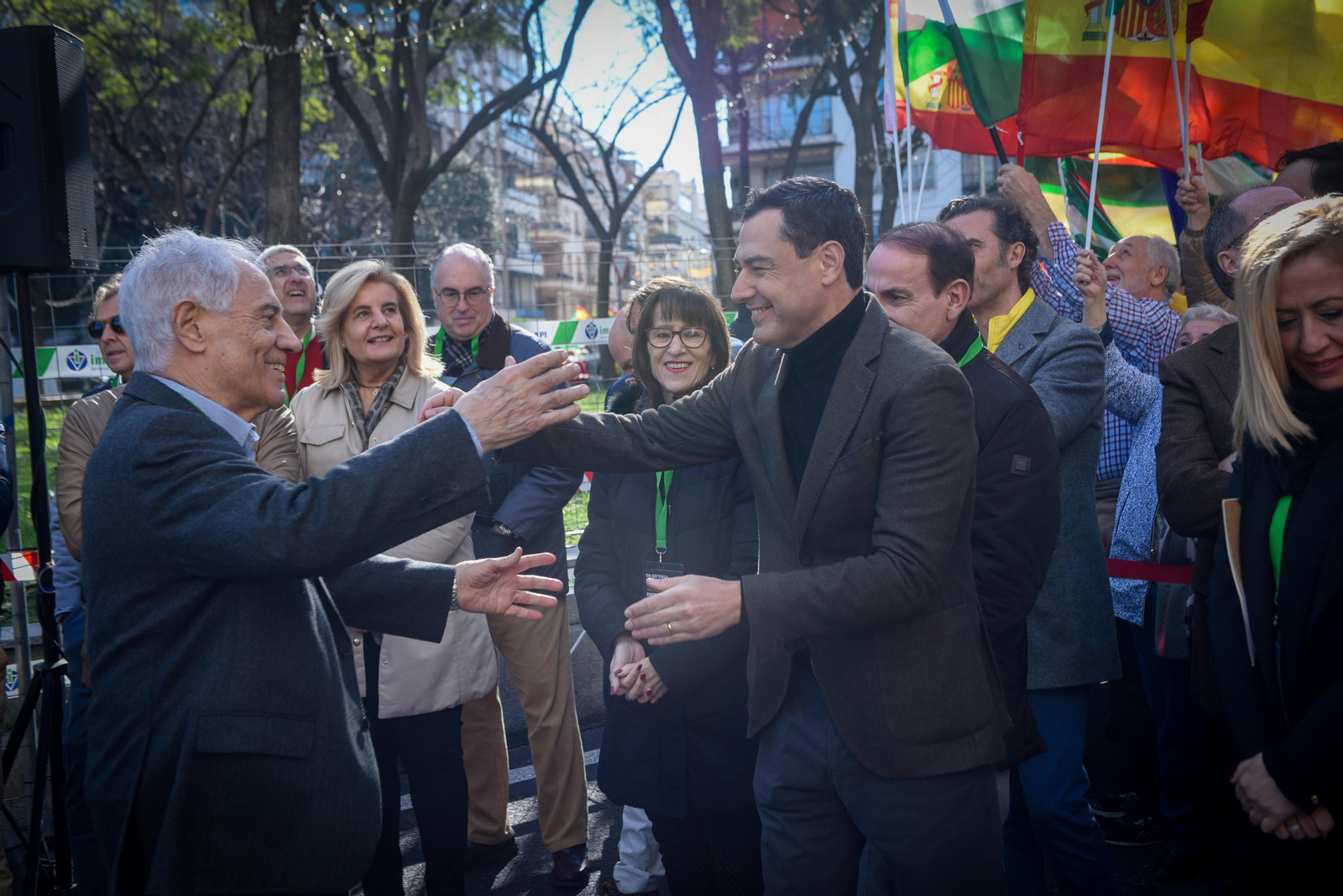 Concentración en Sevilla contra la amnistía y en defensa de Andalucía