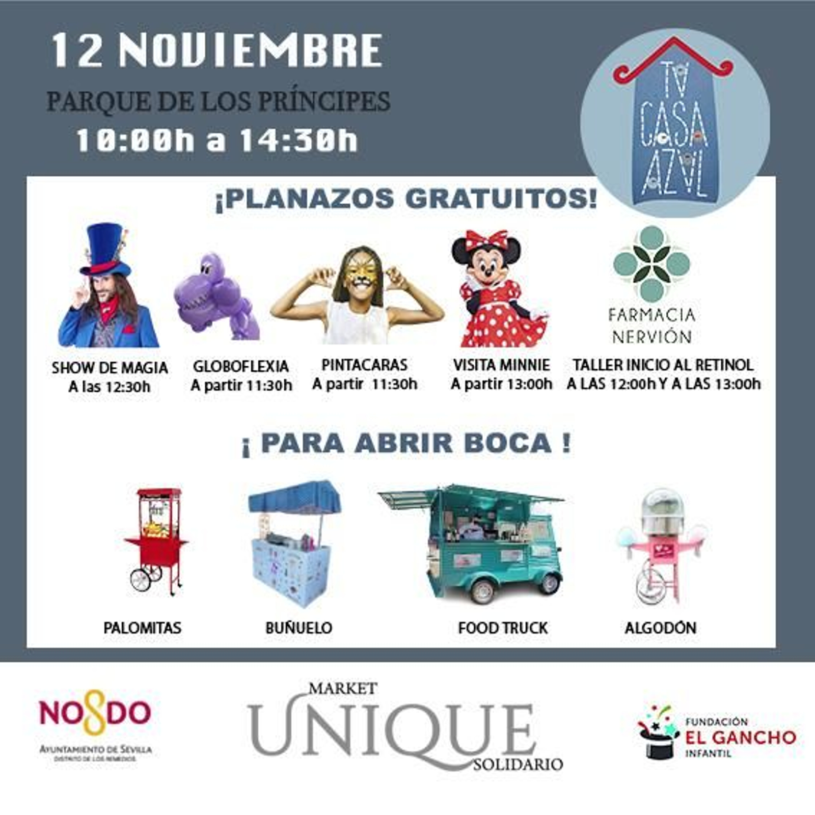 Tercera edición de Unique Market Solidario en Sevilla: un evento familiar por una buena causa