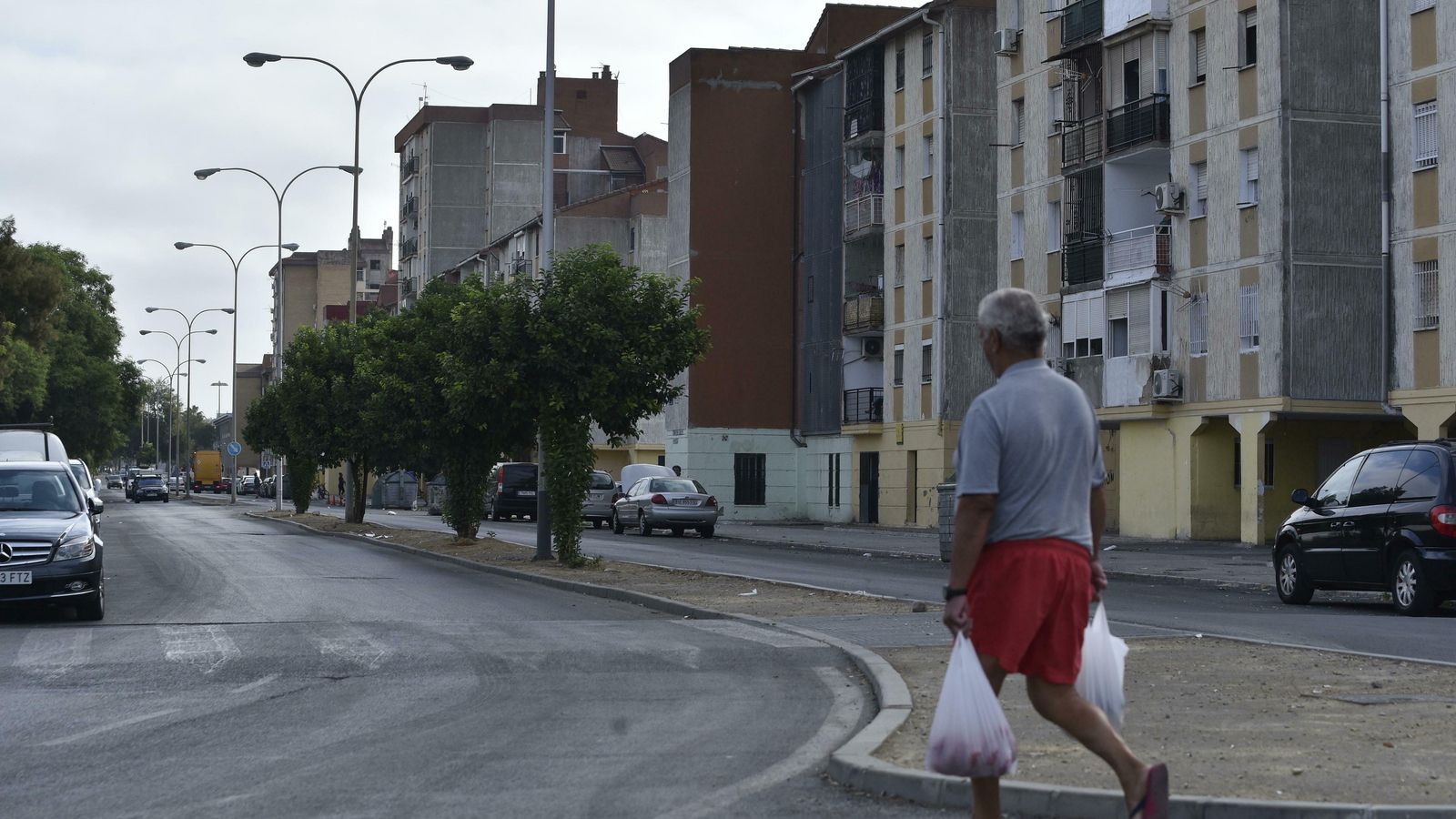 Una calle del Polígono Sur