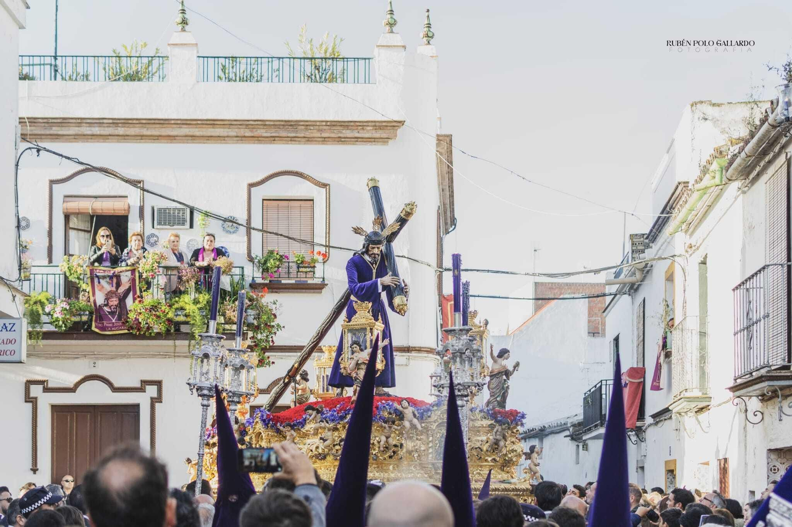 Jesús Nazareno en su paso procesional