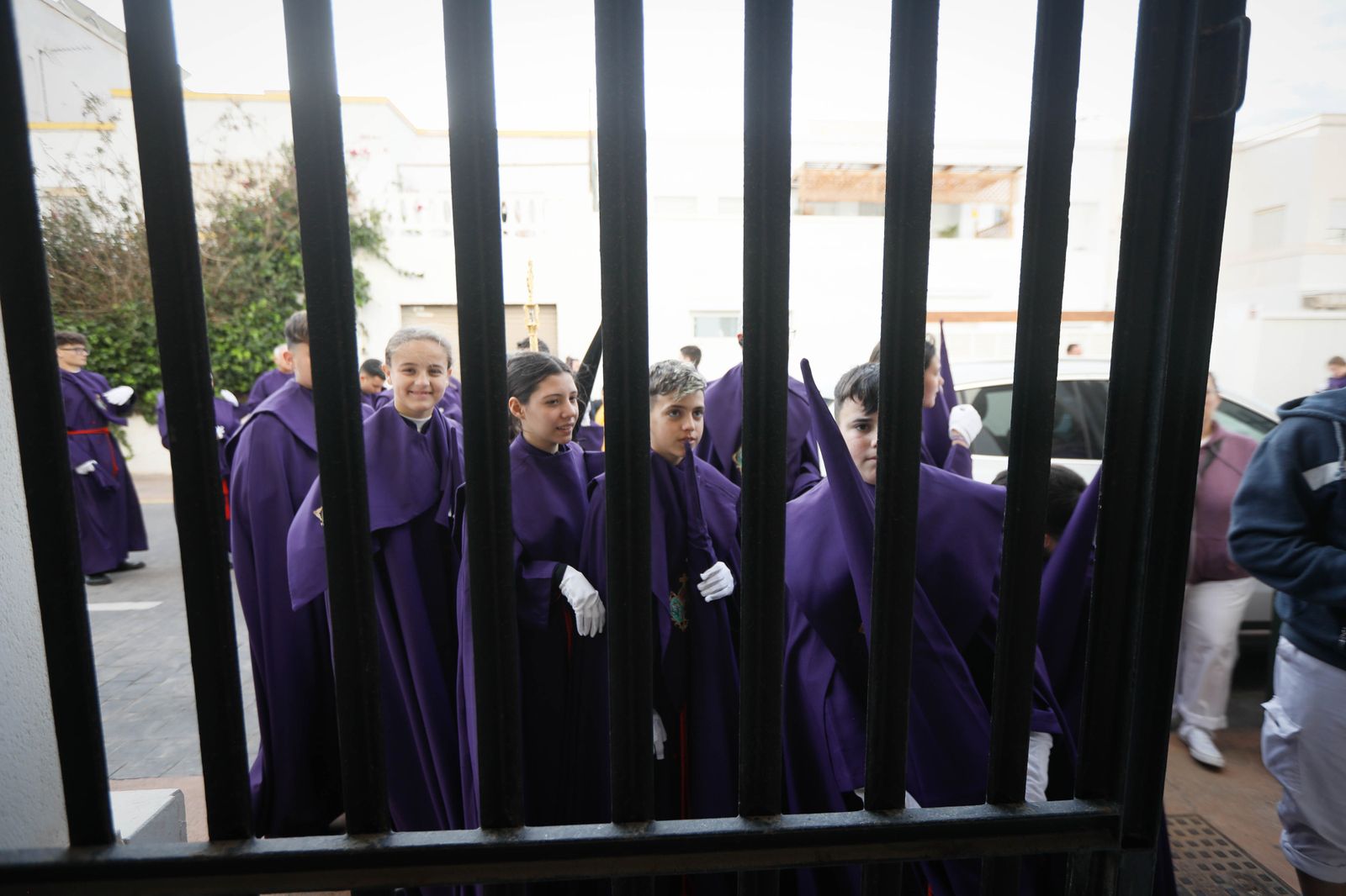 La procesión del Encuentro, en imágenes