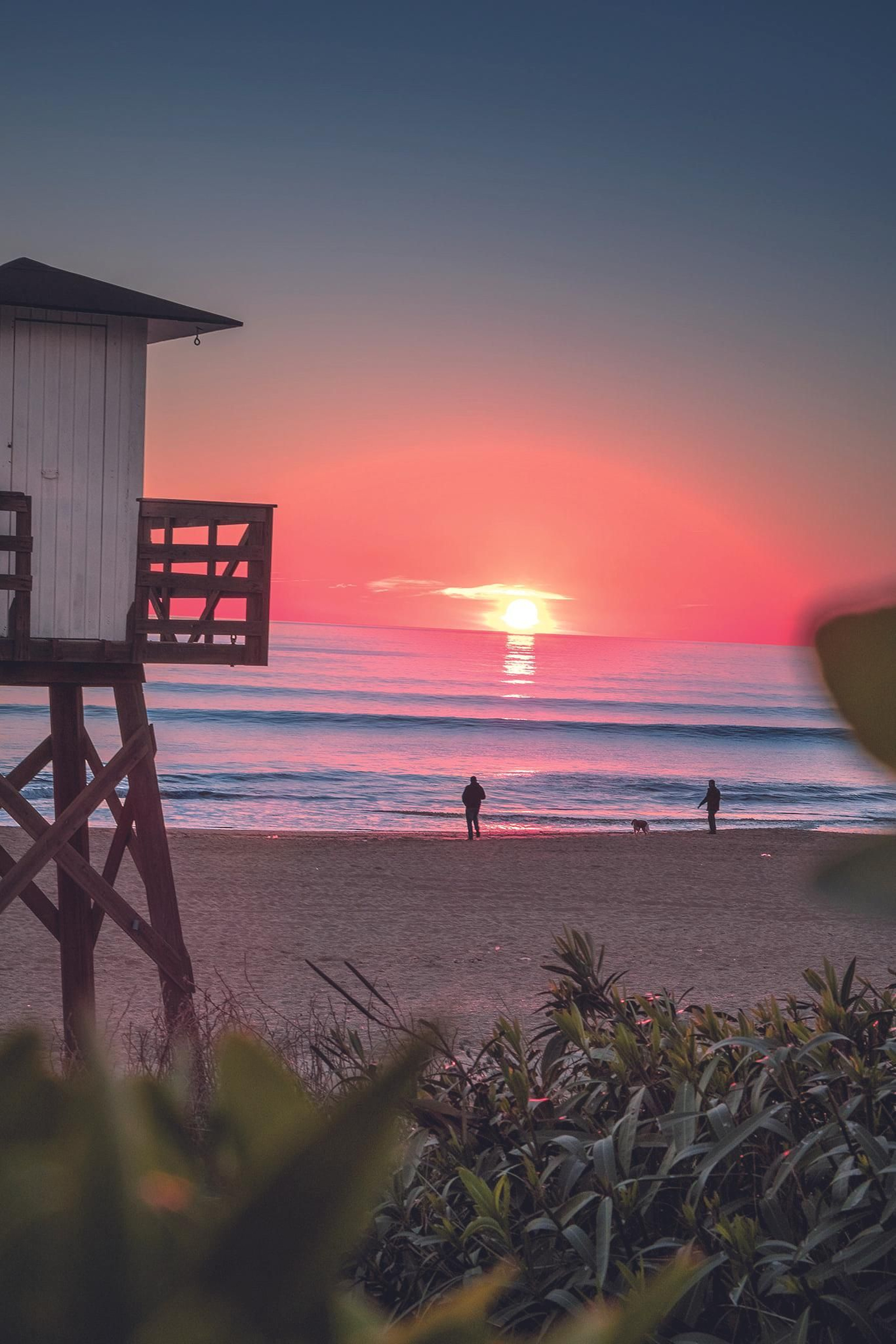Puesta de sol en Punta Umbría. Puesta de sol en Punta Umbría.