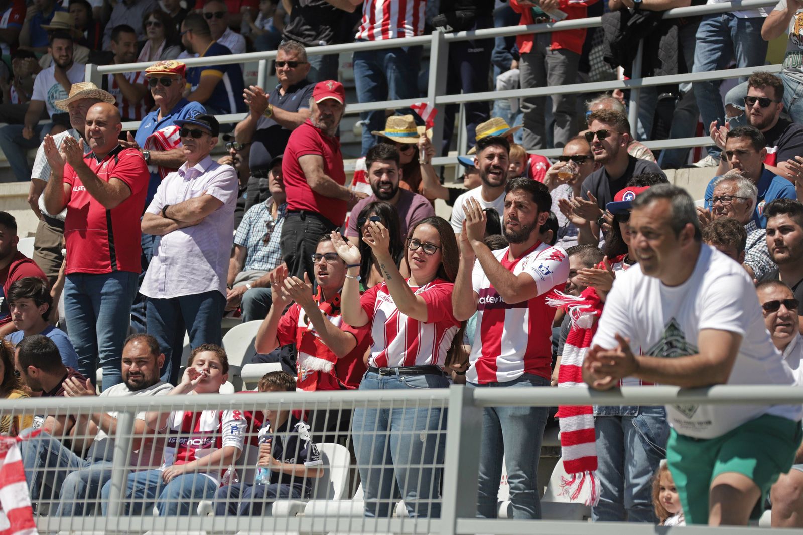 Aficionados del Algeciras, el pasado domingo en el Nuevo Mirador