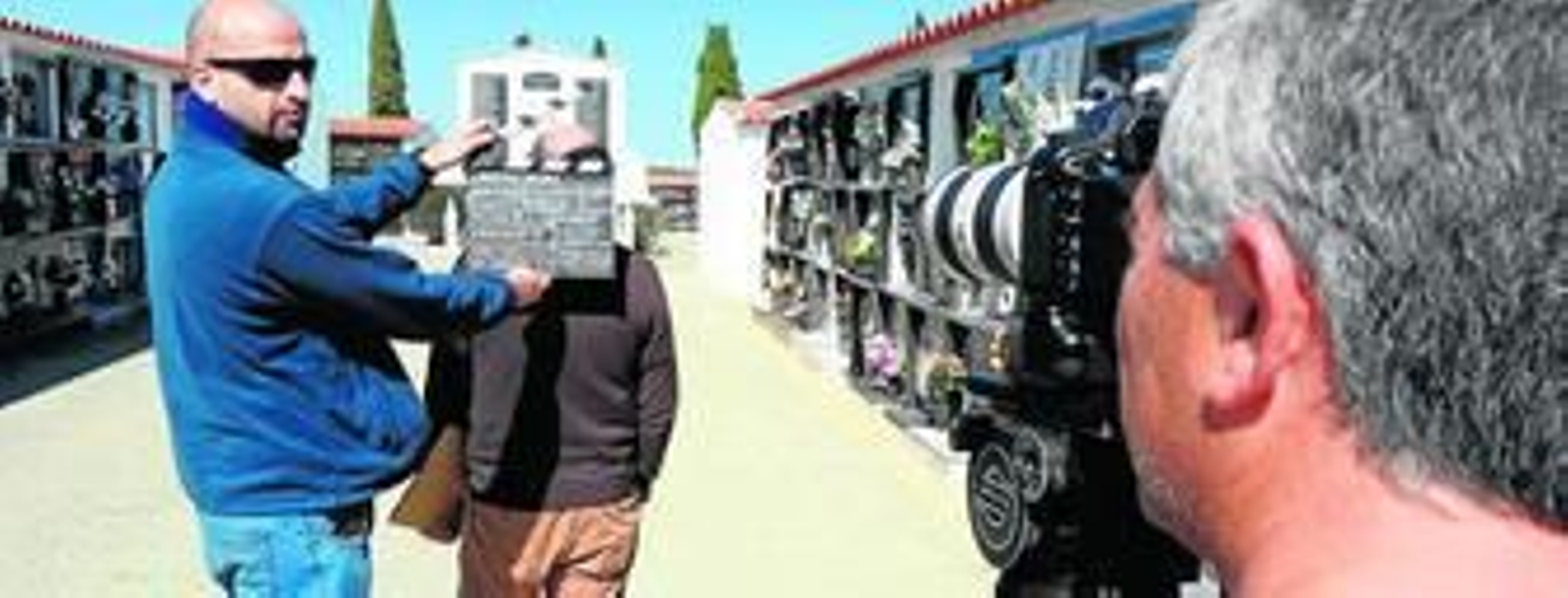 Rodaje de 'Libertad Negra', de Jorge Peña y Enrique Sánchez.