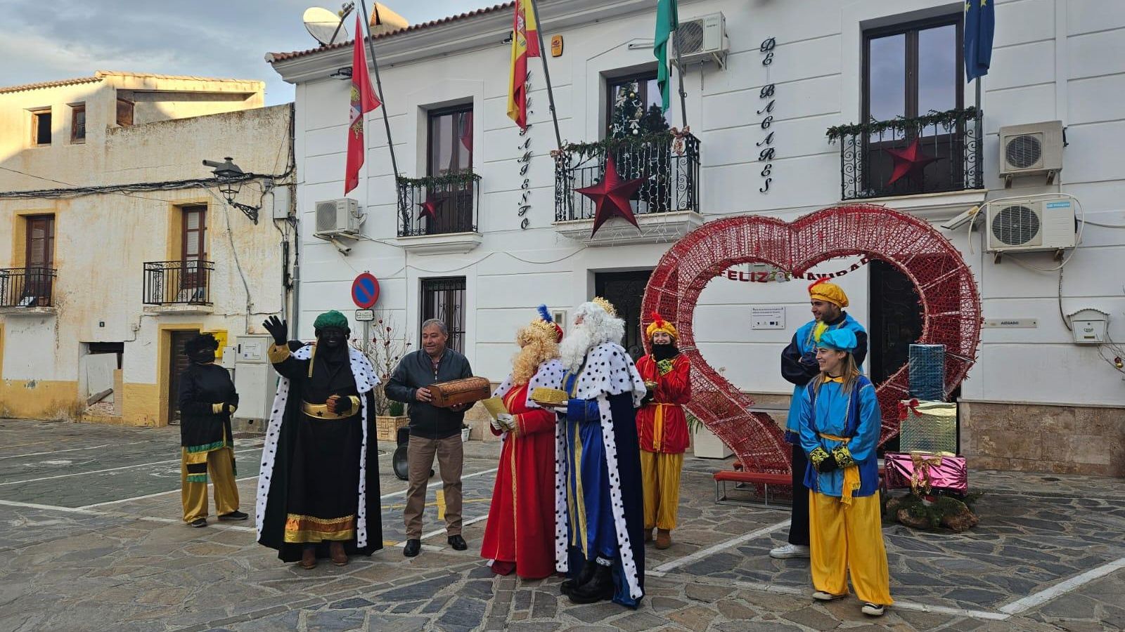 Llegada de los Reyes Magos a Bacares.