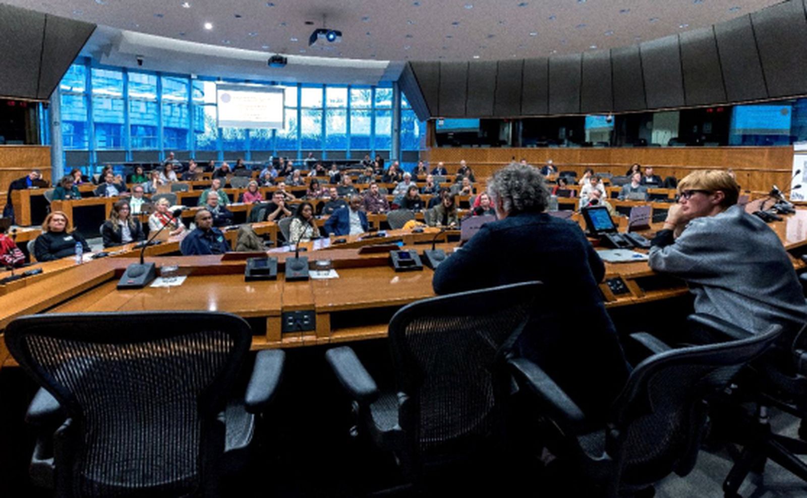 La sesión del Parlamento Europeo en el que la empresa sevillana fue protagonista.