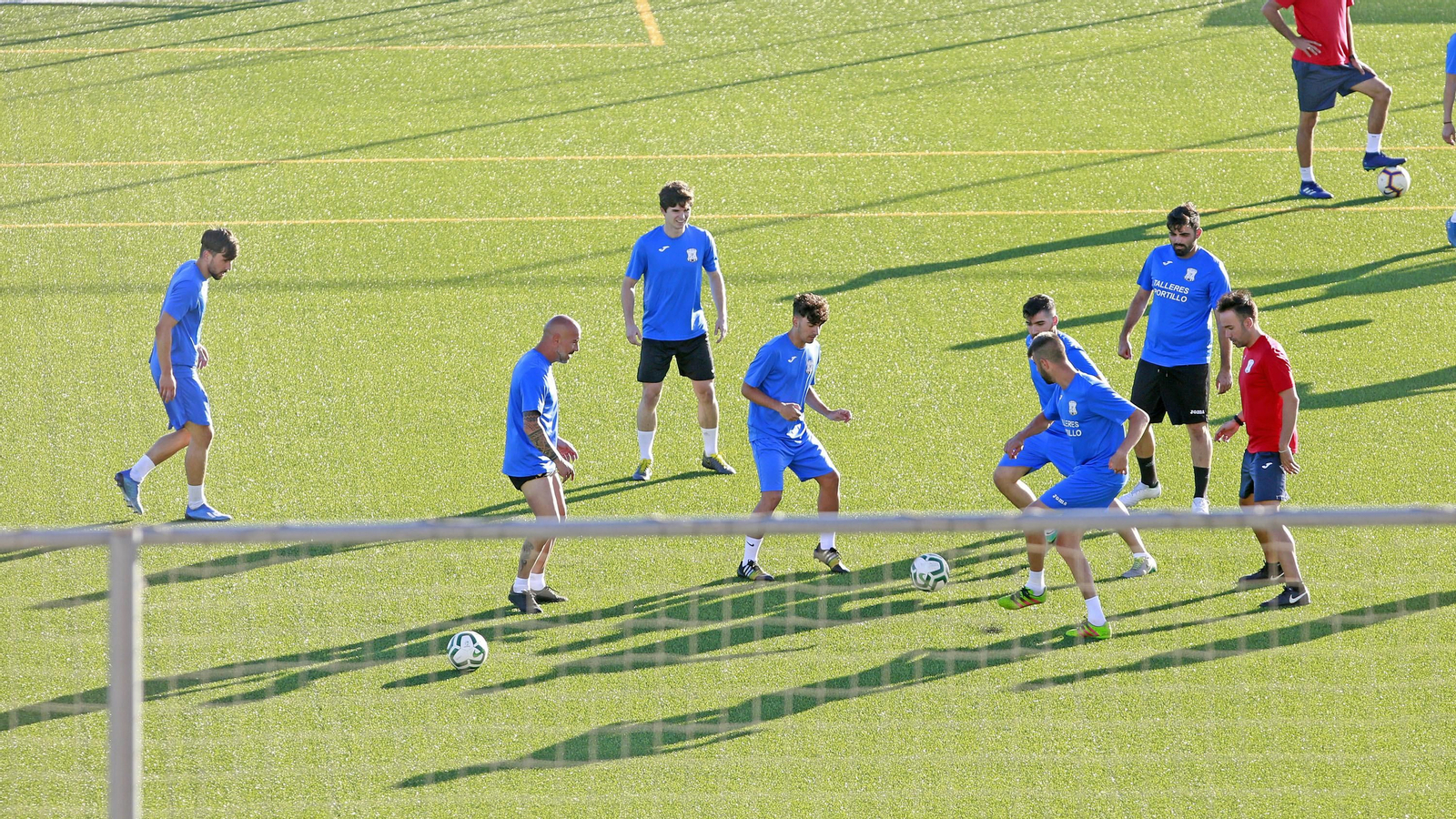 El Jerez Industrial entrenado en Picadueña