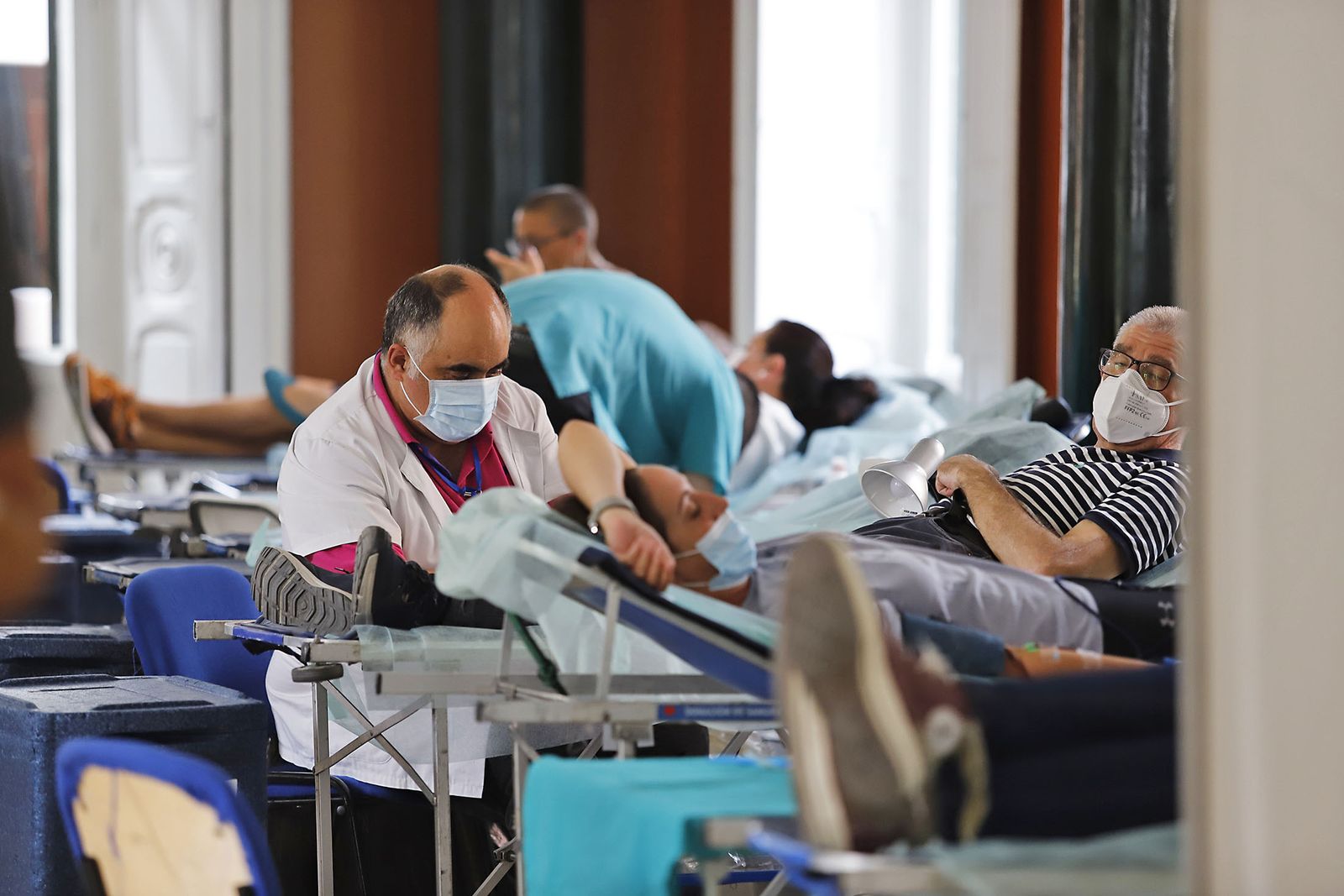 Imágenes de la Macrocolecta de sangre en la Casa Colón