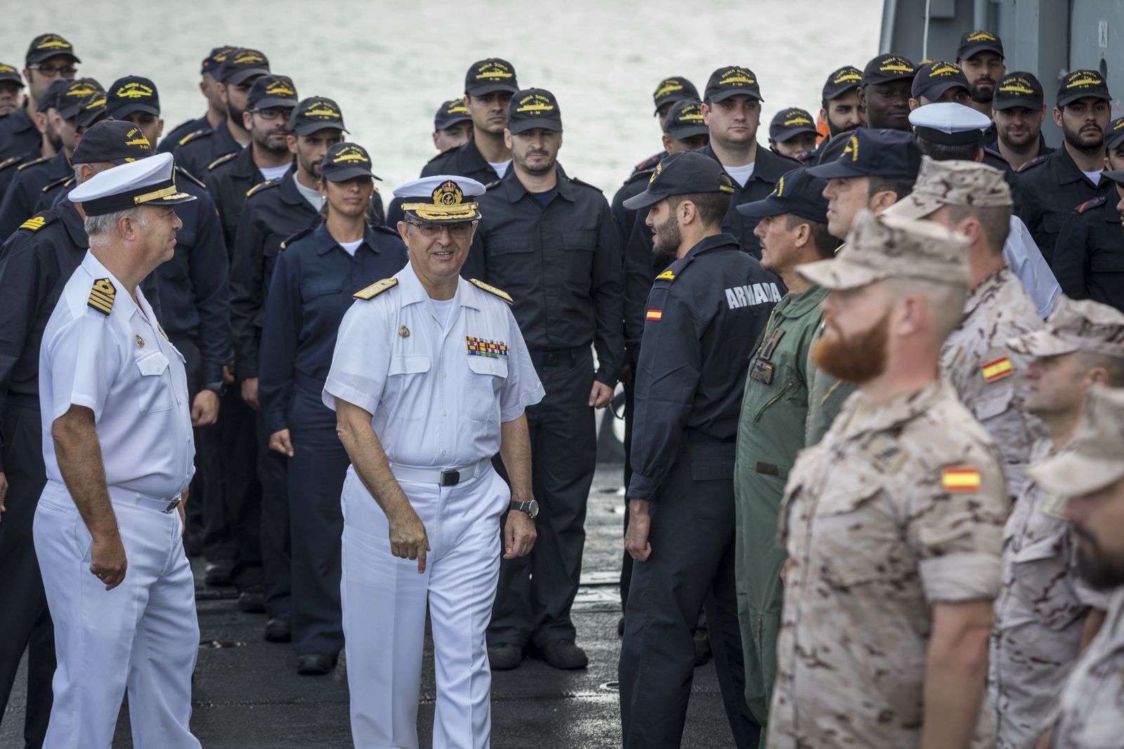 Salida de la fragata 'Reina Sofía'