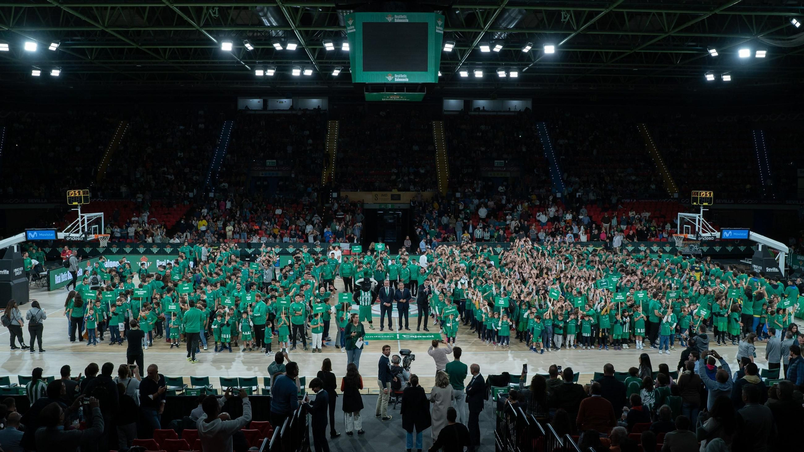 Los canteranos del antiguo Betis Baloncesto en San Pablo