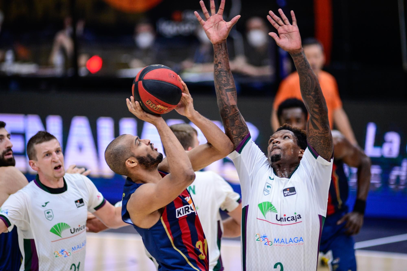 El Baskonia-Unicaja, en fotos