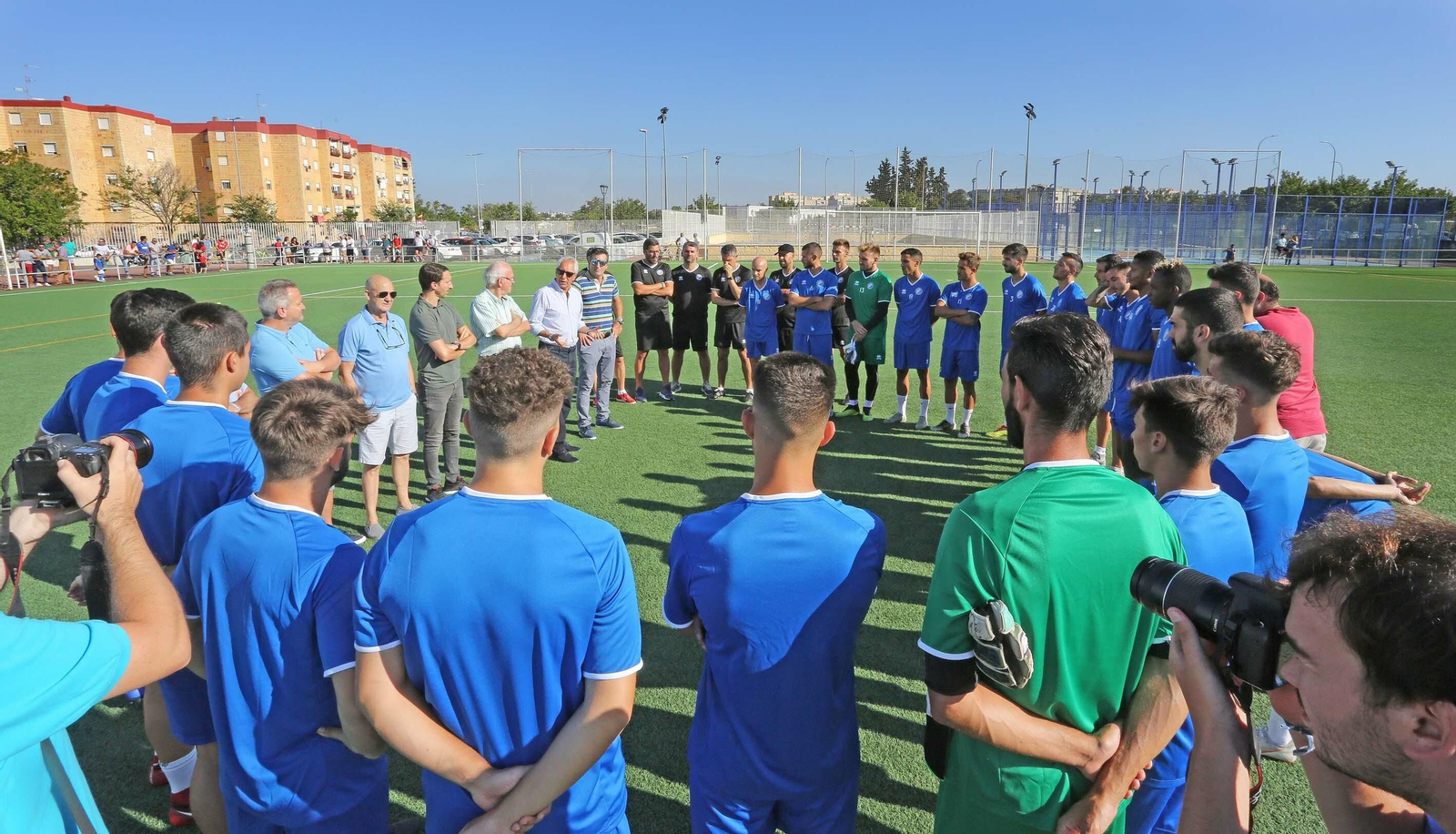 Imágenes del primer entrenamiento del  XerezDFC