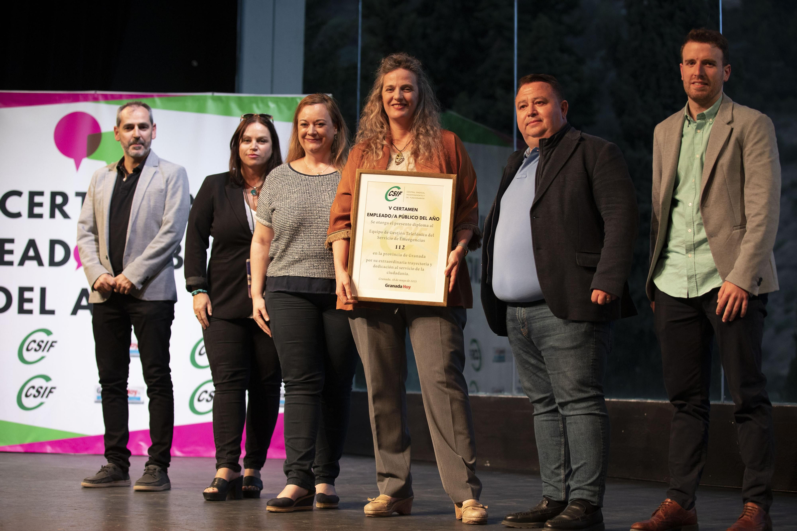 El V Certamen del Empleado Público del año en Granada, en imágenes