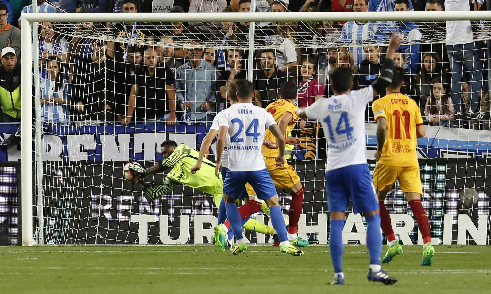 El Málaga-Sevilla, en imágenes