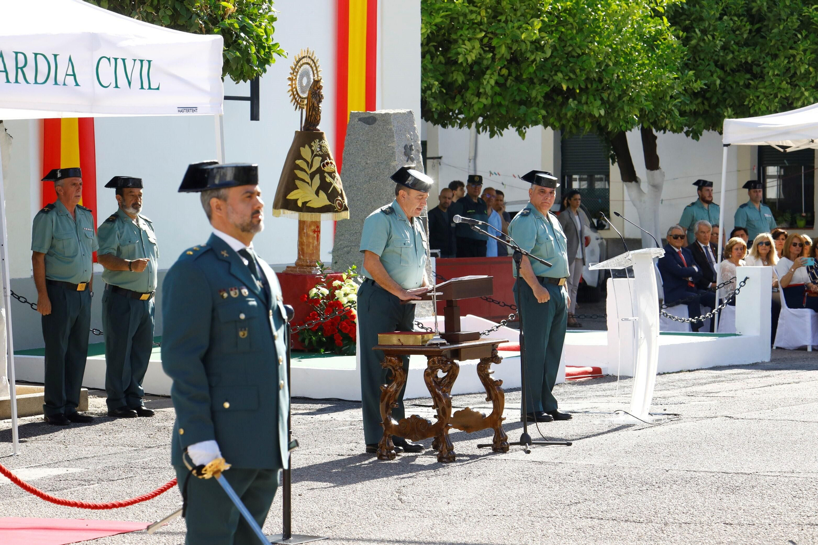 Las imágenes de la toma de posesión del nuevo jefe de la Comandancia de Córdoba, el coronel Ramón María Clemente