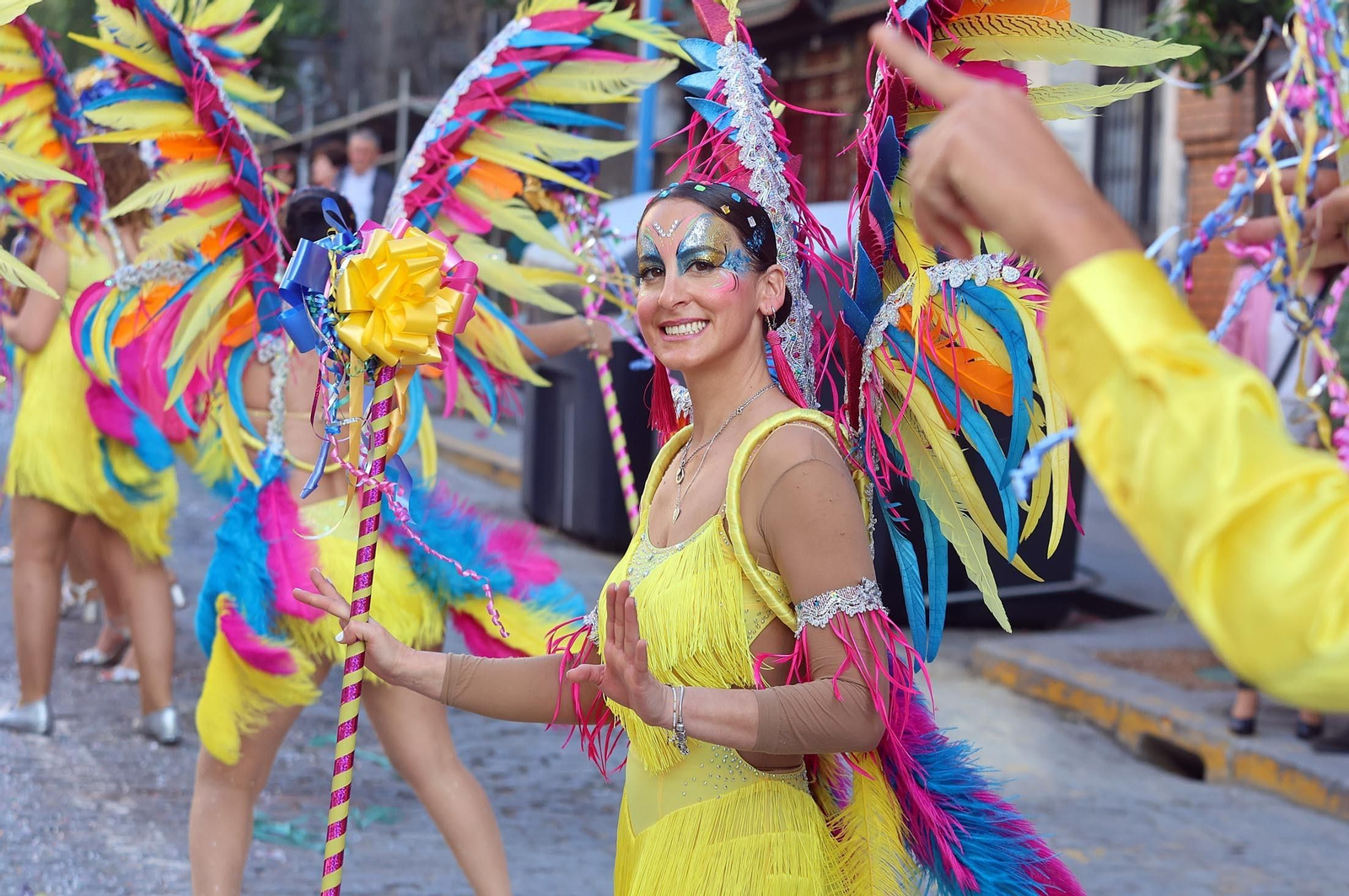 Imágenes de la cabalgata del Carnaval Colombino 2024