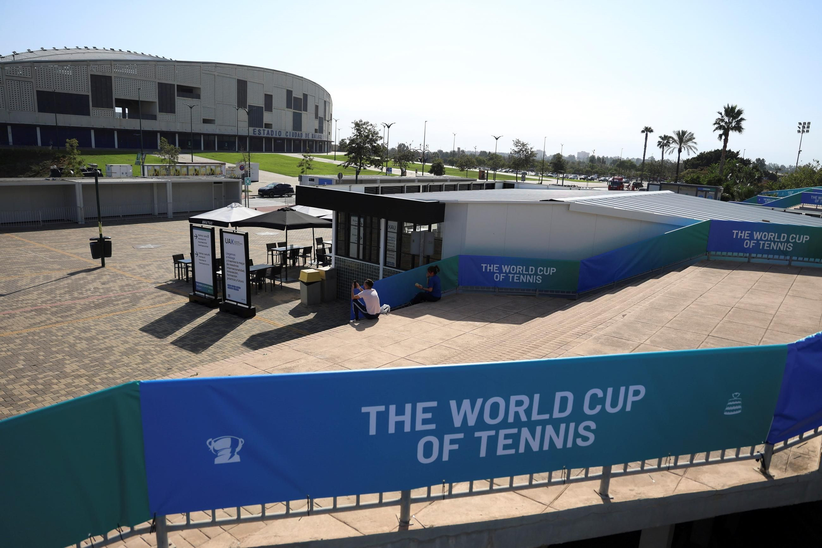 Así se transforma el Carpena para la Copa Billie Jean King y la Copa Davis