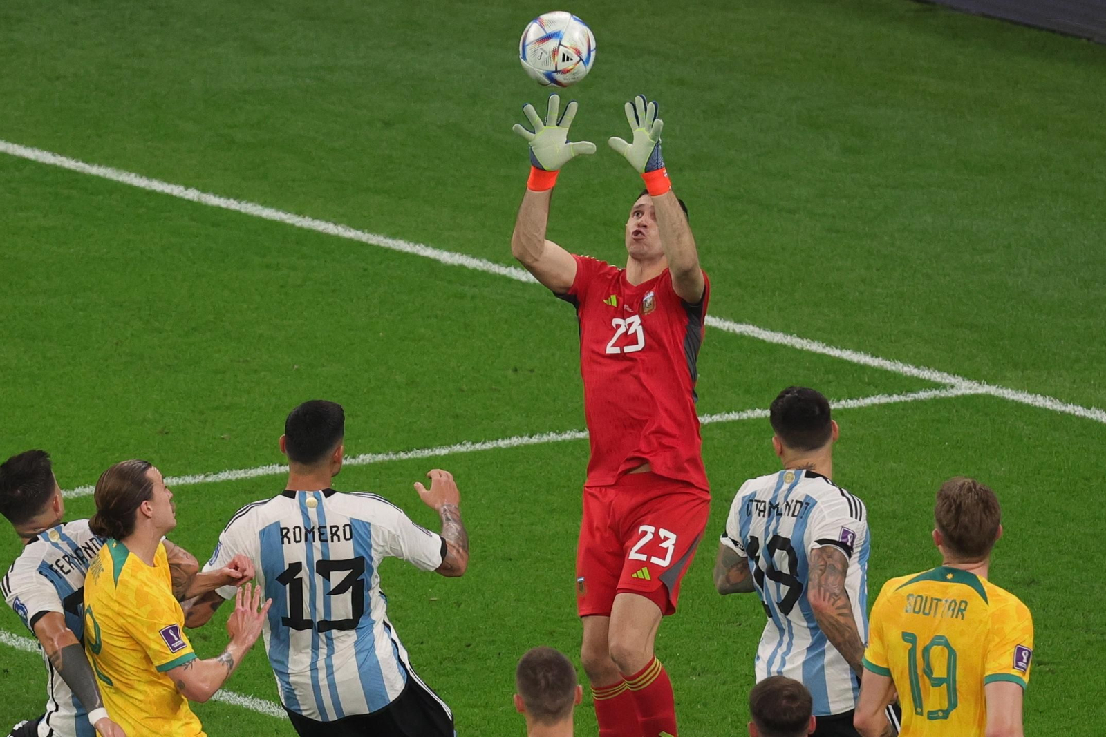 Las fotos del Argentina - Australia