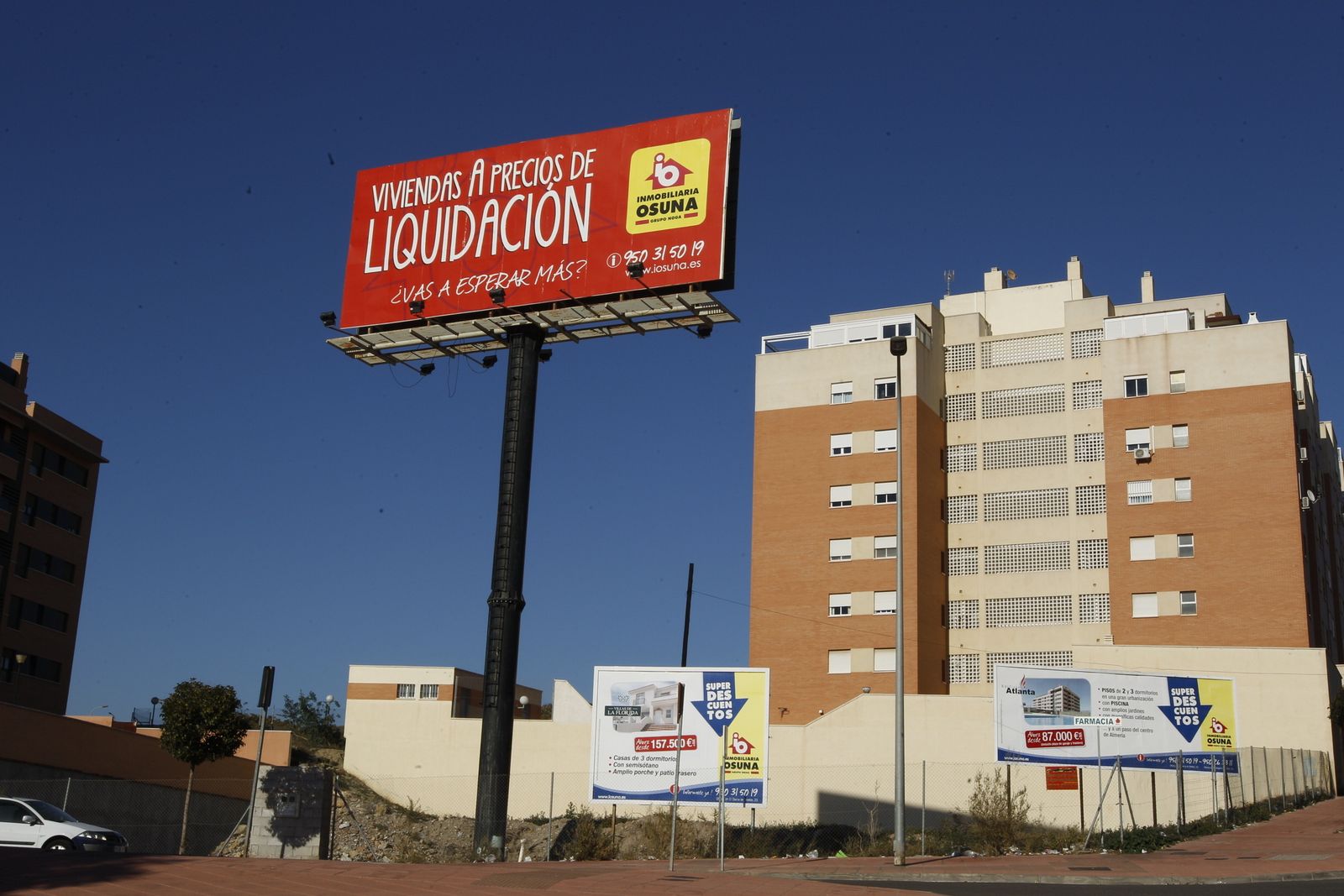 La provincia de Almería se sitúa a la cabeza en cuanto a sobreoferta de viviendas, contando con la mayor tasa de inmuebles vacíos, un 37,06%