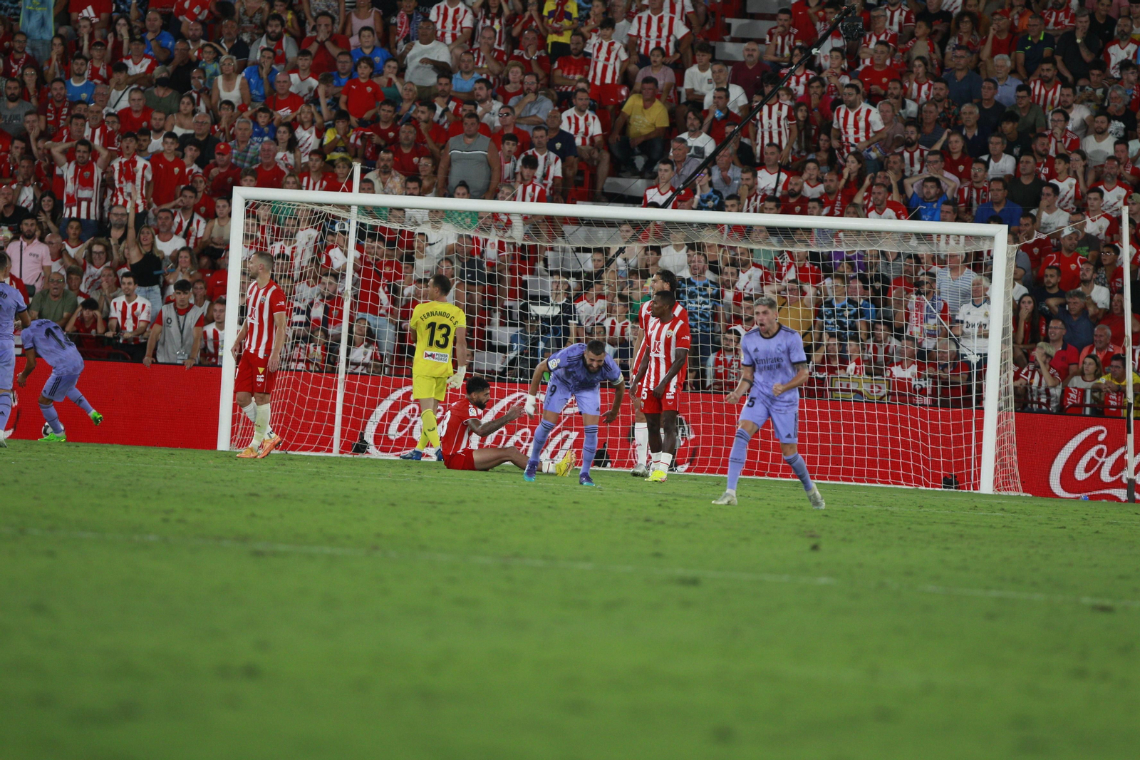 Imágenes del partido U.D. Almería-Real Madrid C.F. de la Liga Santander