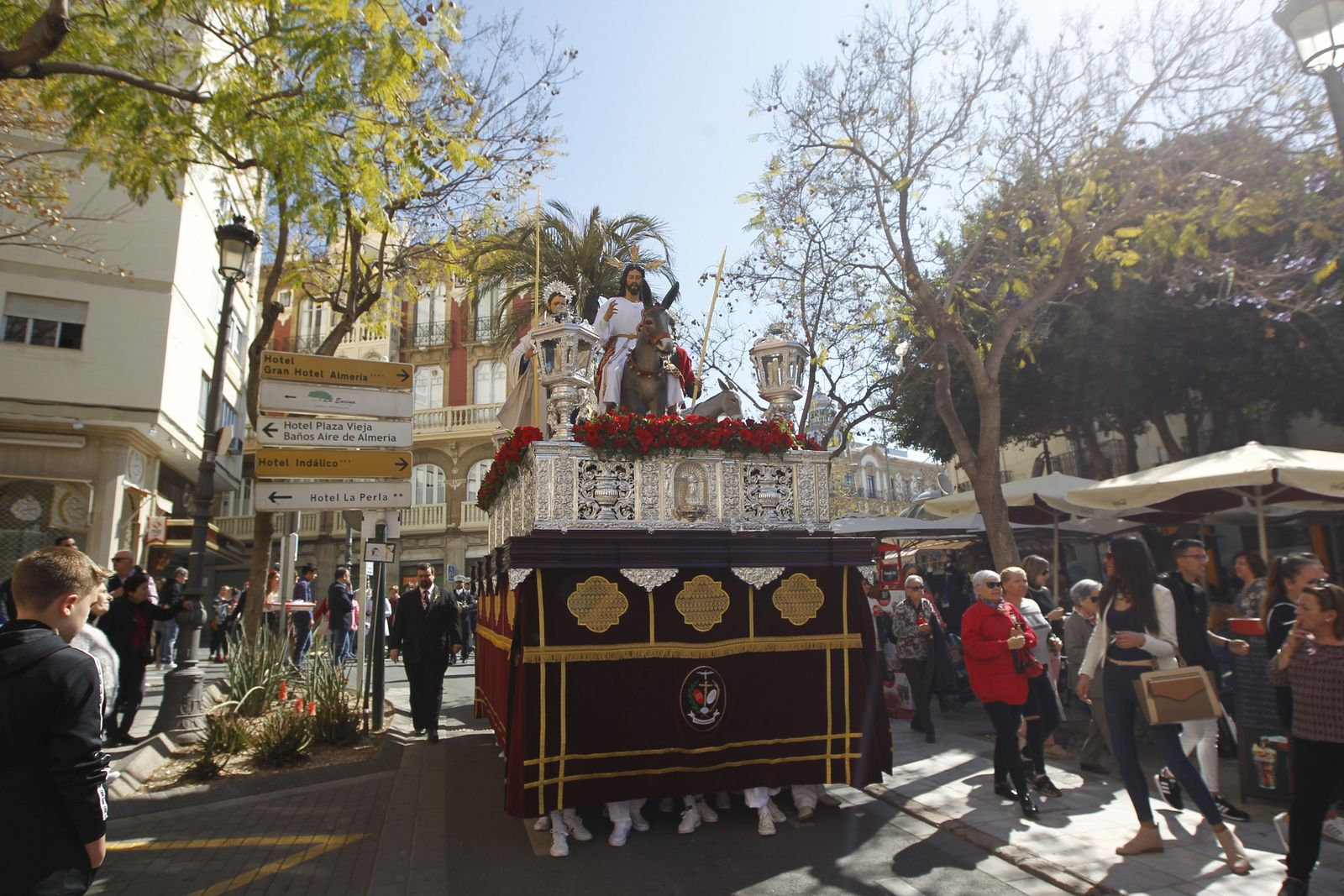 Imágenes Procesión de la Borriquita de Almería capital. Semana Santa 2019