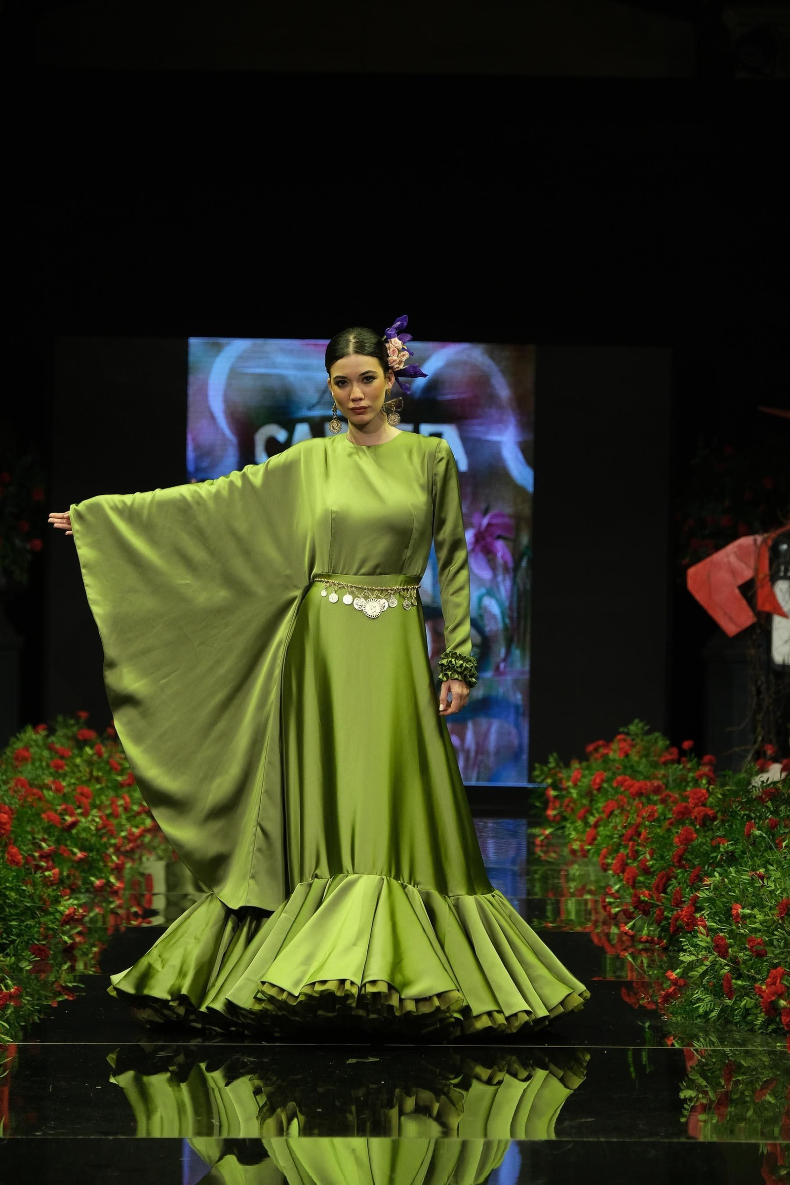 Desfile de Alejandro Andana en la Pasarela Flamenca Jerez Tío Pepe 2023