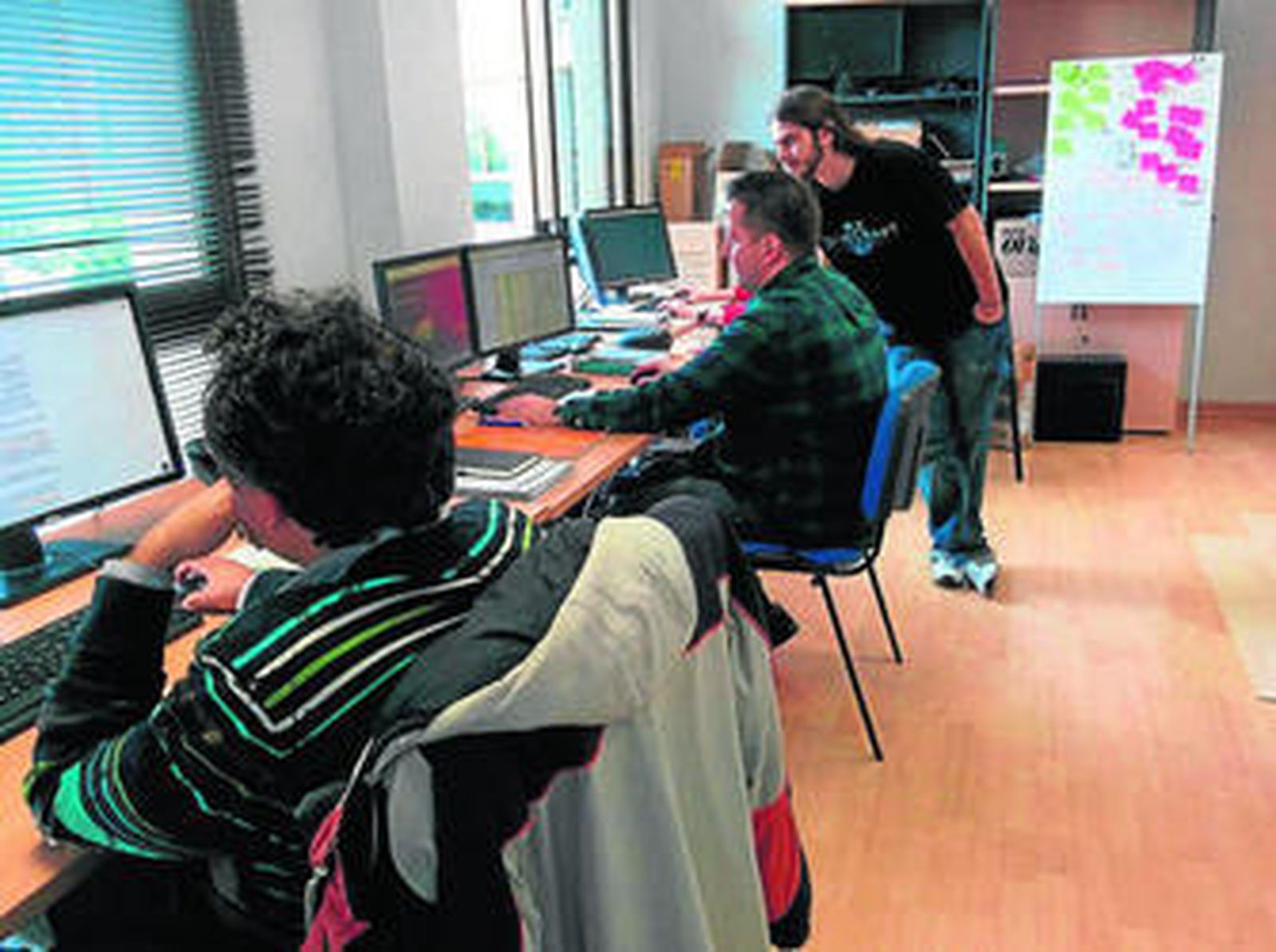 Interior del centro de I+D que Ebury tiene en Málaga.