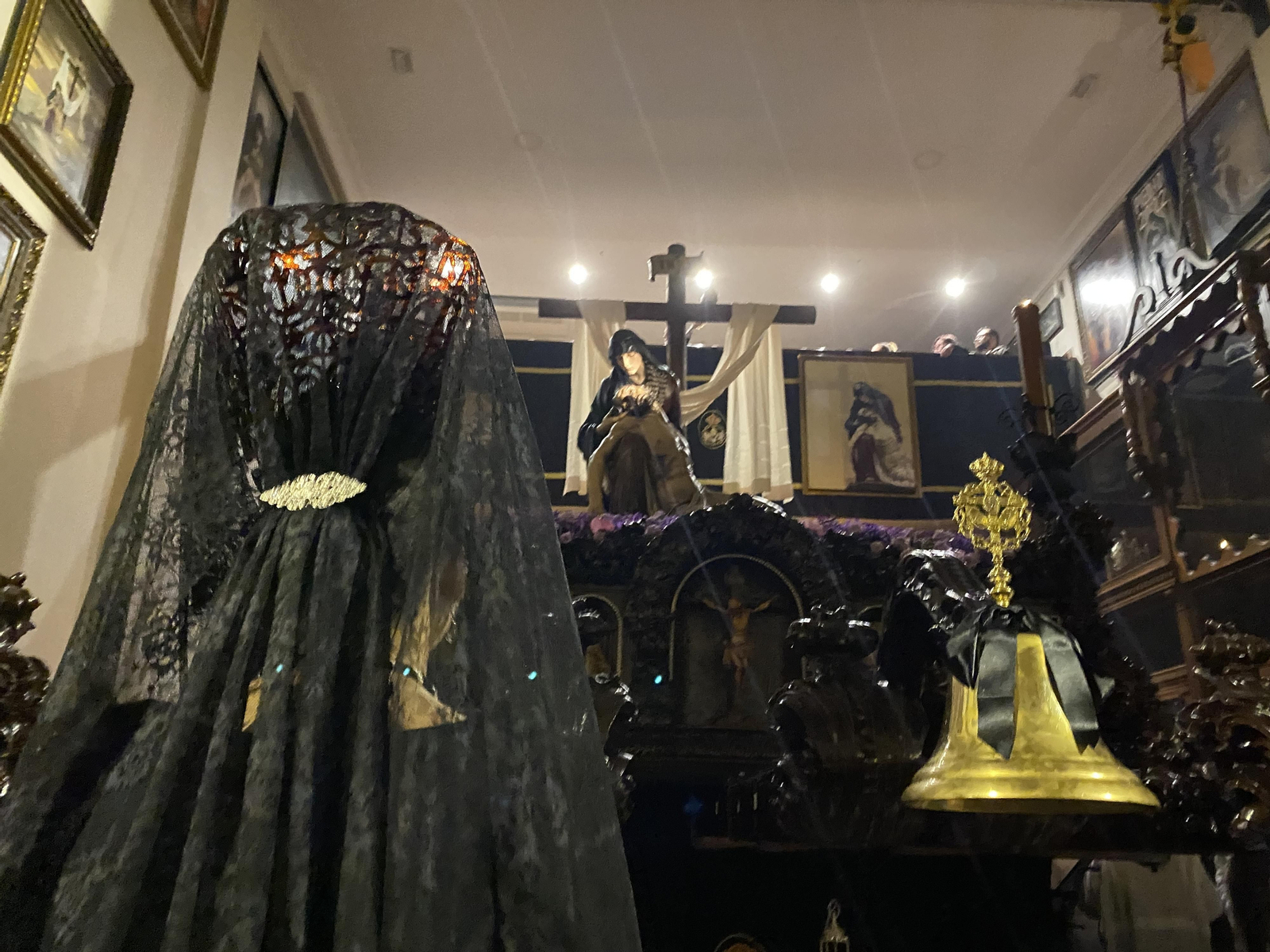 La Piedad en el Viernes Santo en Málaga