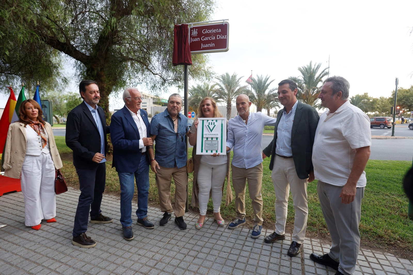 Las mejores imágenes del acto en homenaje a Juanín, leyenda del Córdoba CF