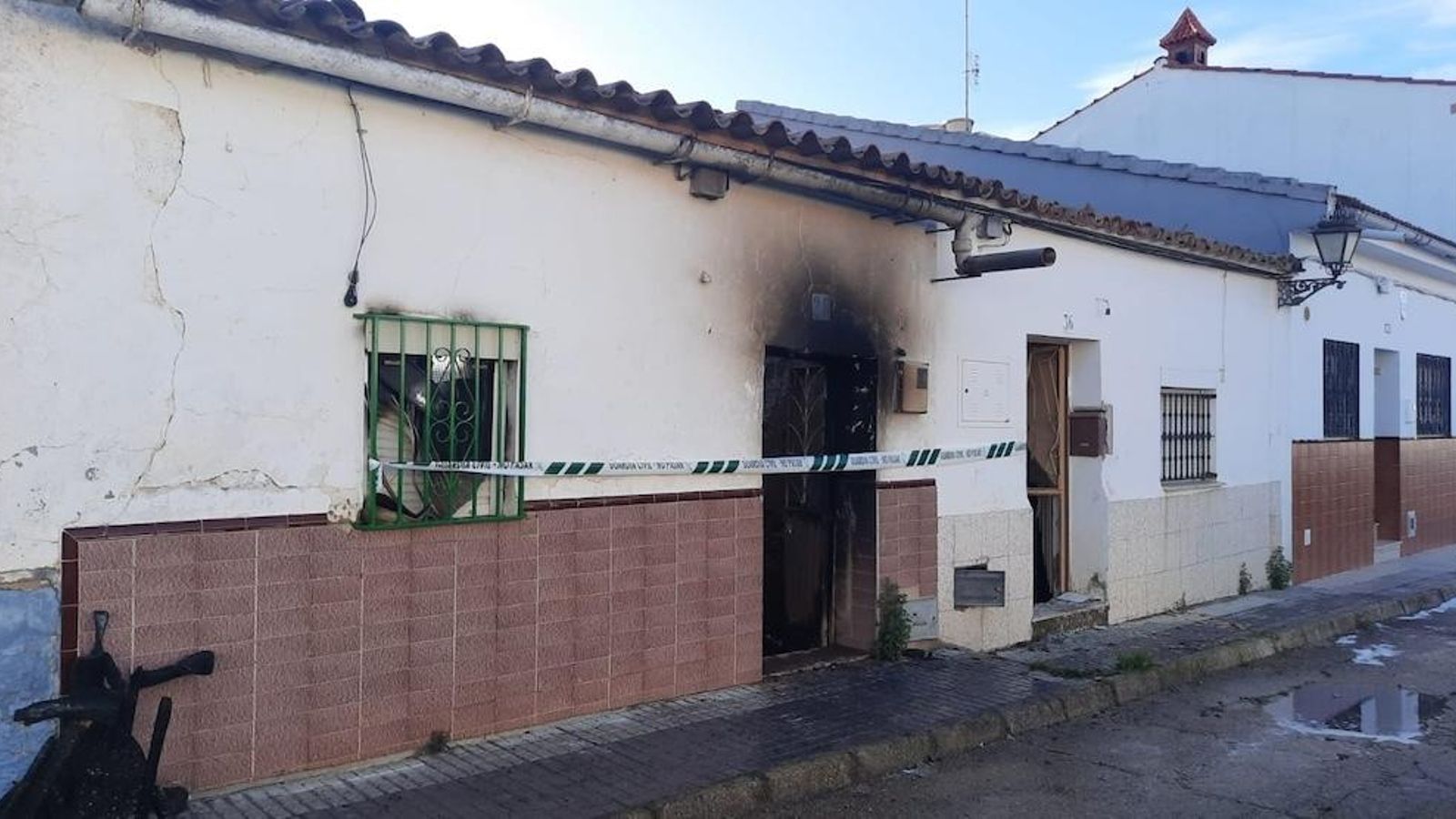 Exterior de la casa.