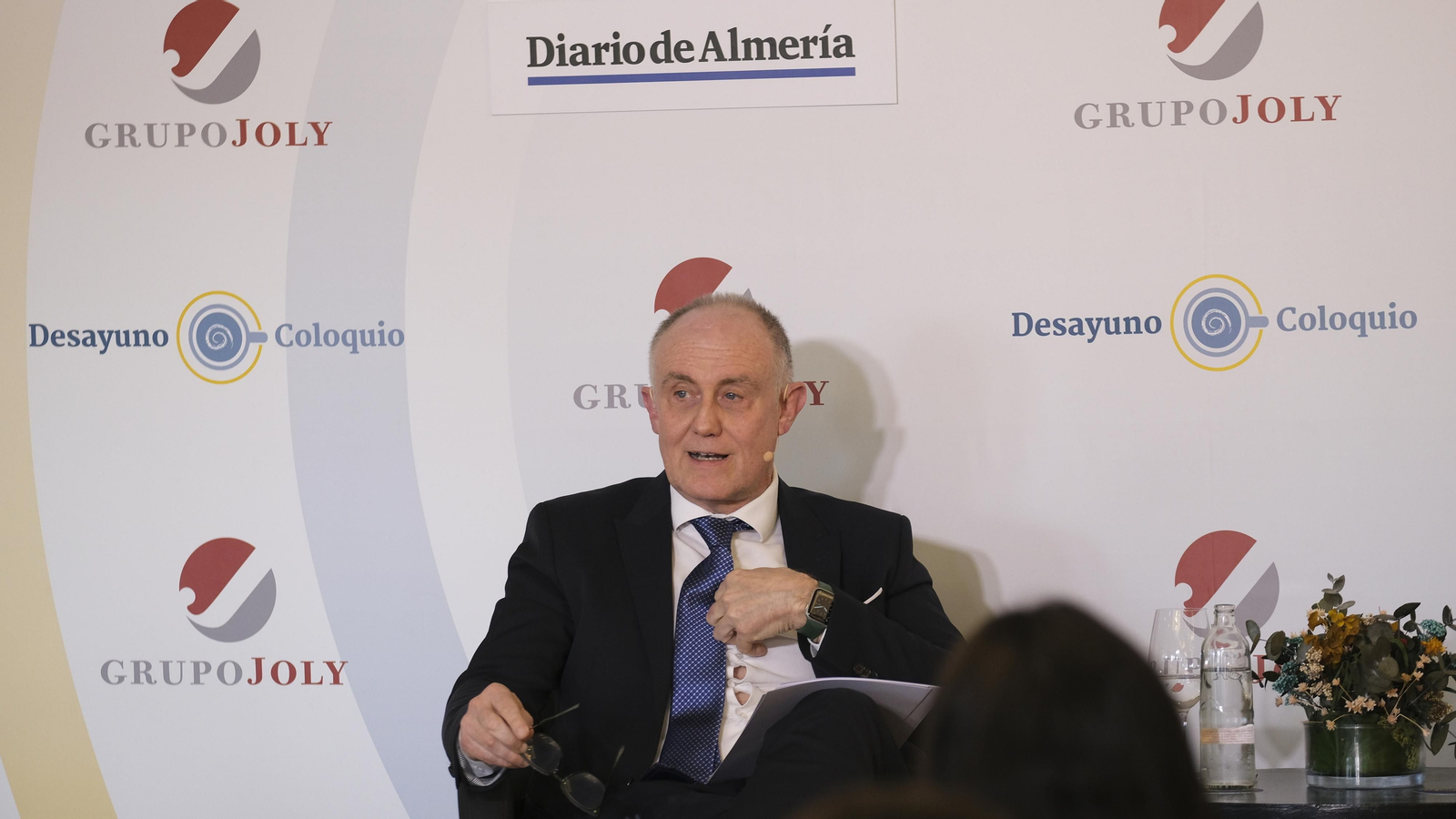 Desayuno coloquio de Grupo Joly y Cajasur, con la participación del ponente Enrique de los Ríos