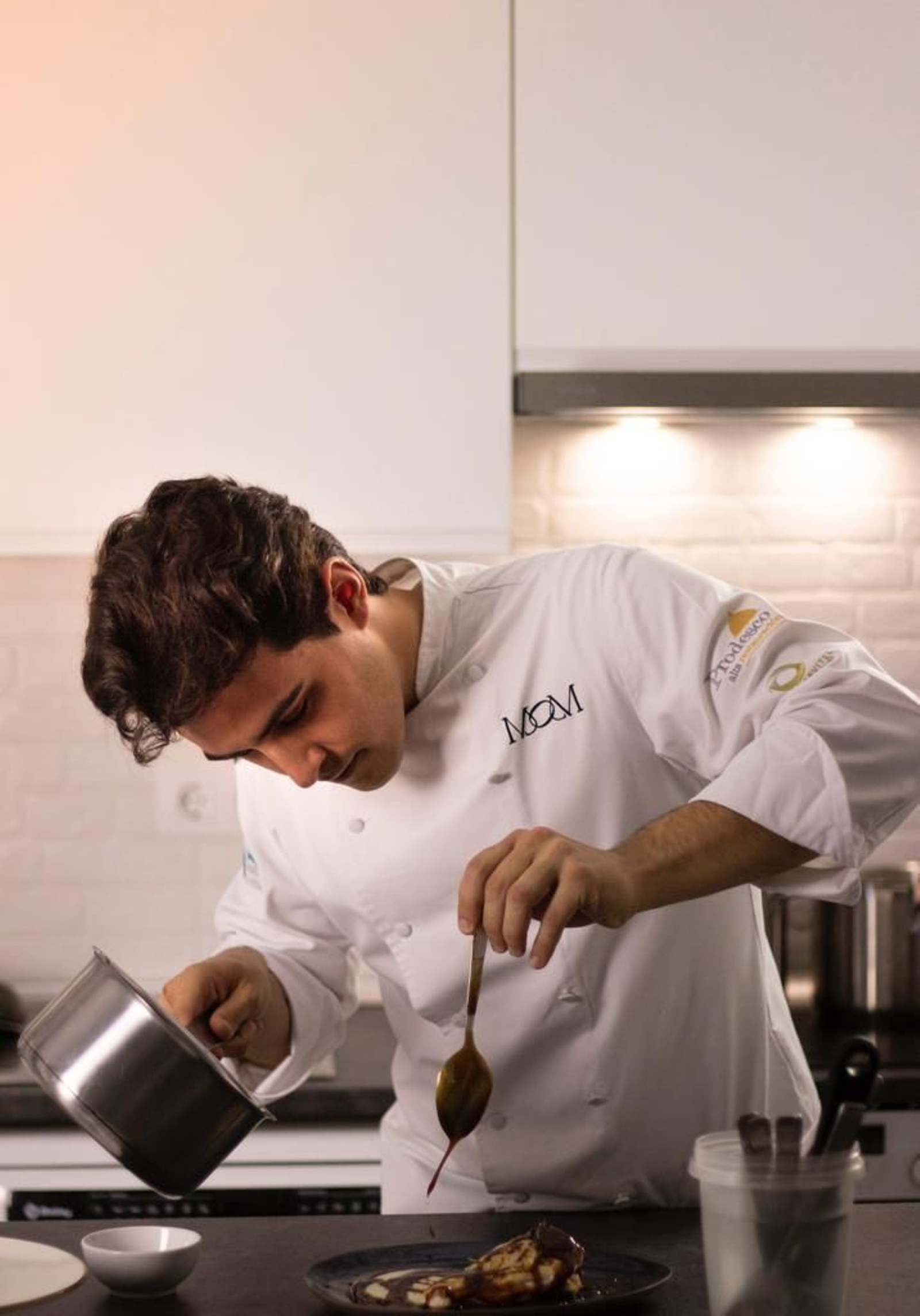 Andrés Terrado, cocinero de Granada, en el MOM Culinary Institute