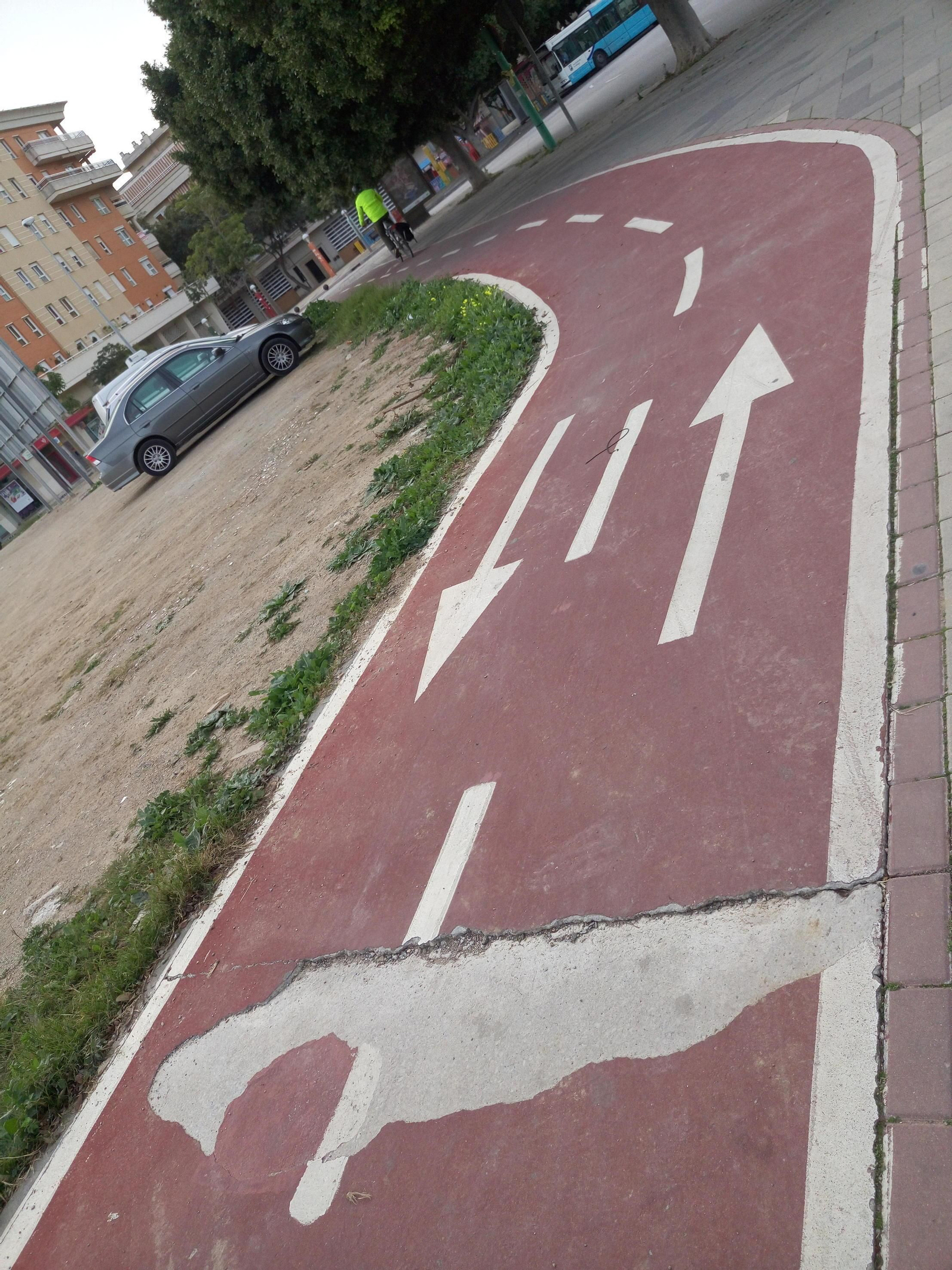 El bloqueo administrativo vuelve a dejar en el aire el carril bici del paseo Picasso