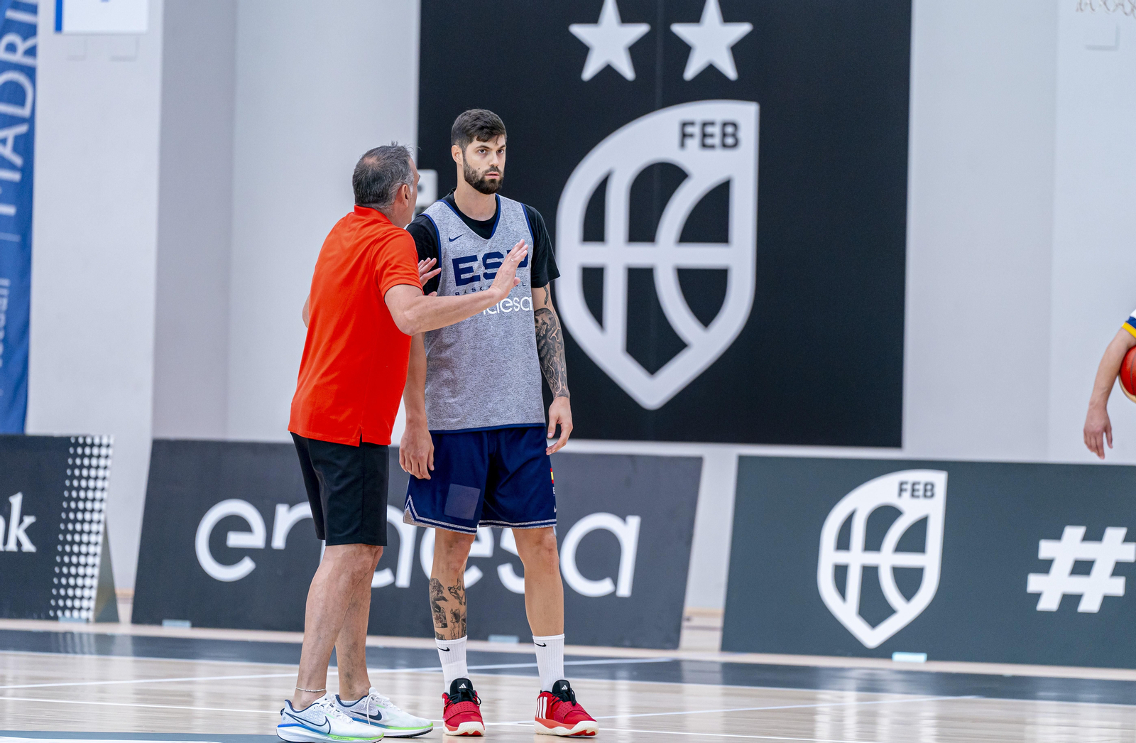 La selección española sigue trabajando en Madrid La selección española sigue trabajando en Madrid