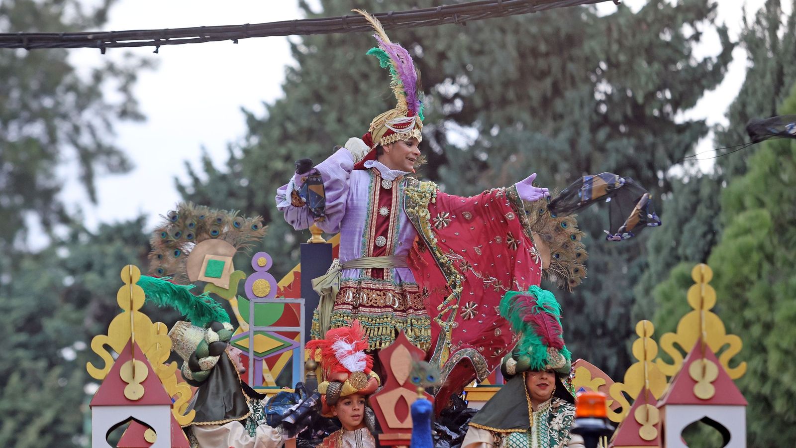 Imágenes de la cabalgata del Cartero Real de Jerez
