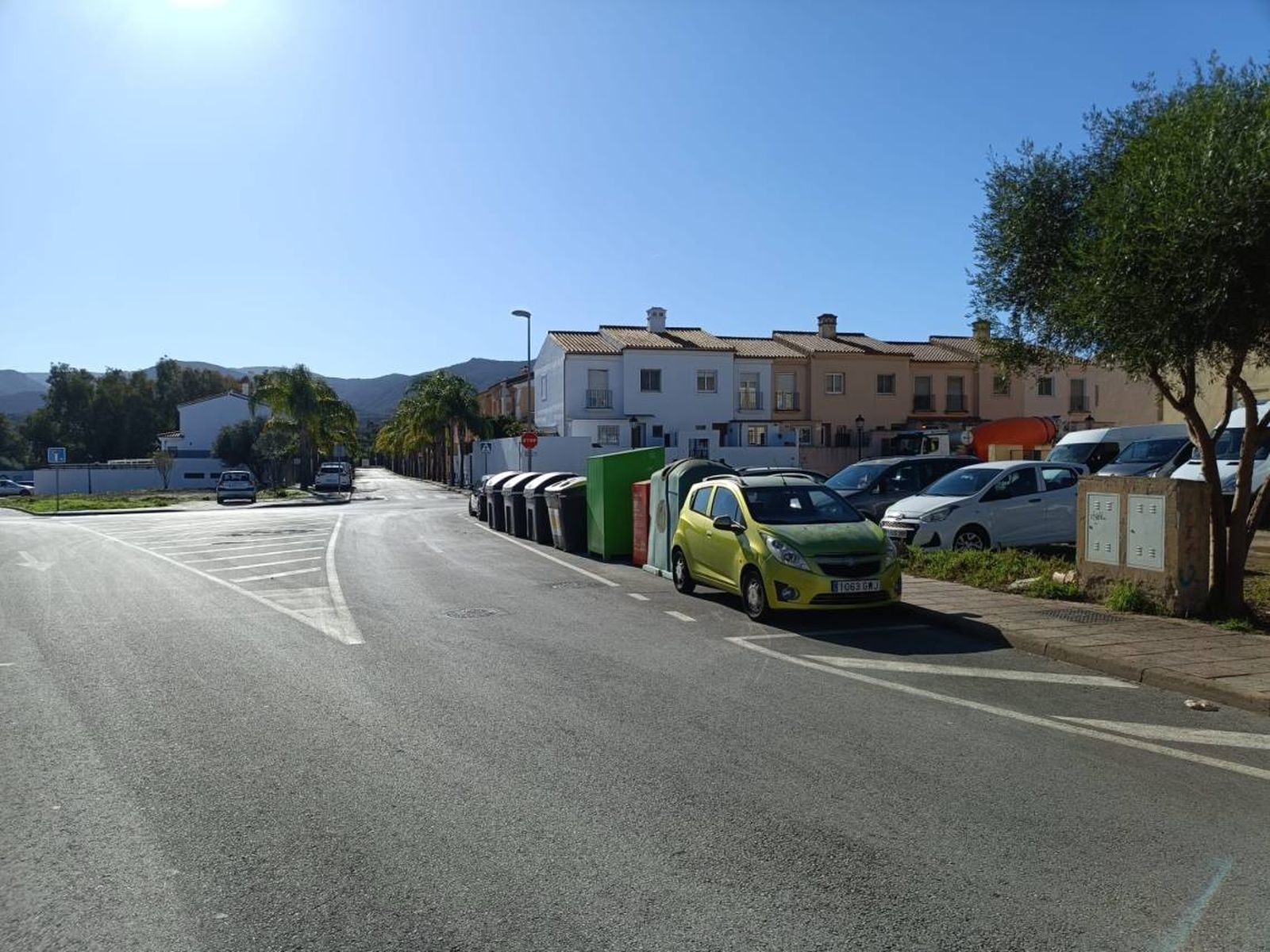 La intersección en el callejón de la Barca, donde se construirá una glorieta.