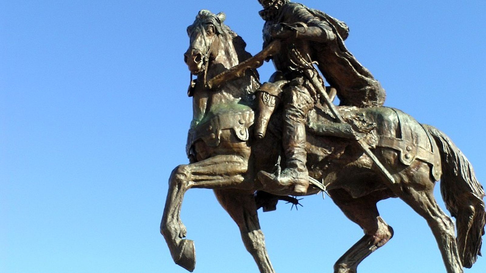 Estatua en Nuevo México de Juan de Oñate, primer gobernador de Nueva España.