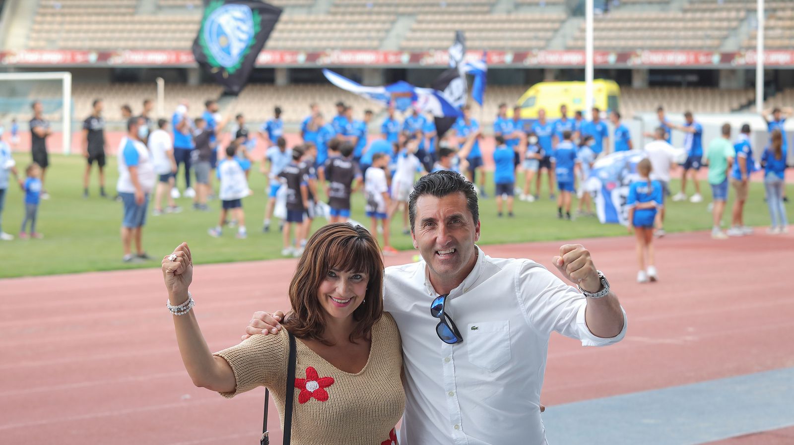 Fiesta del ascenso del Xerez DFC en Chapín