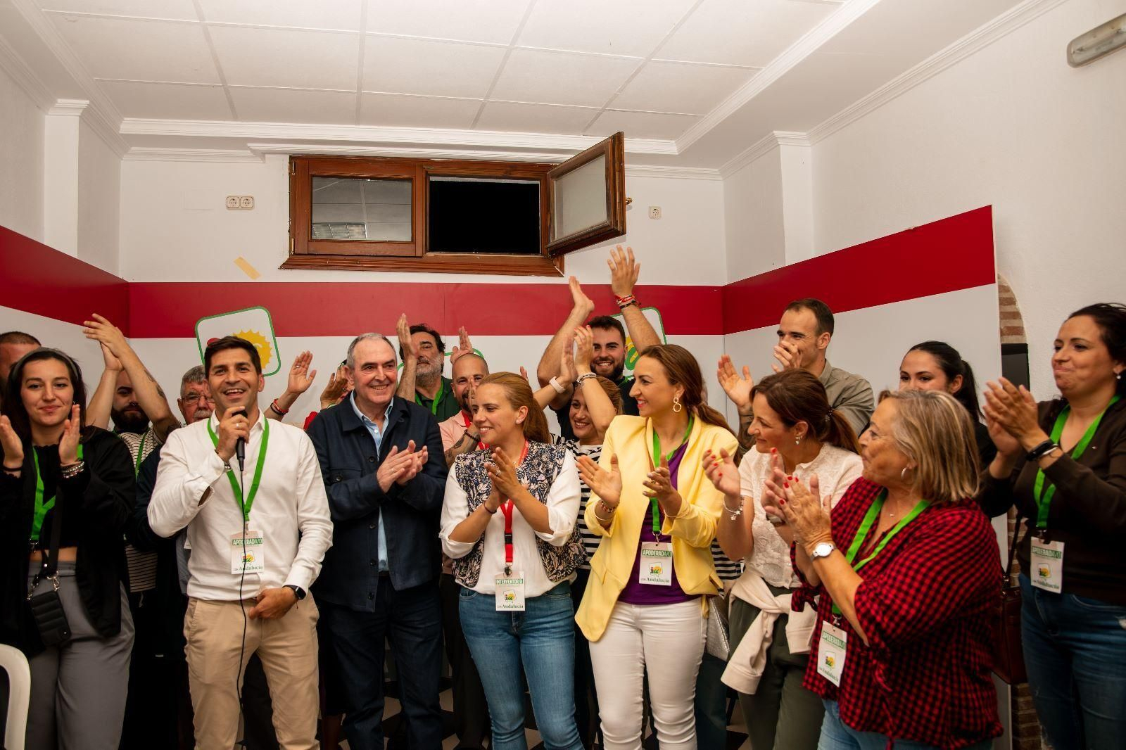 La celebración de los resultados electorales en Casares. La celebración de los resultados electorales en Casares.