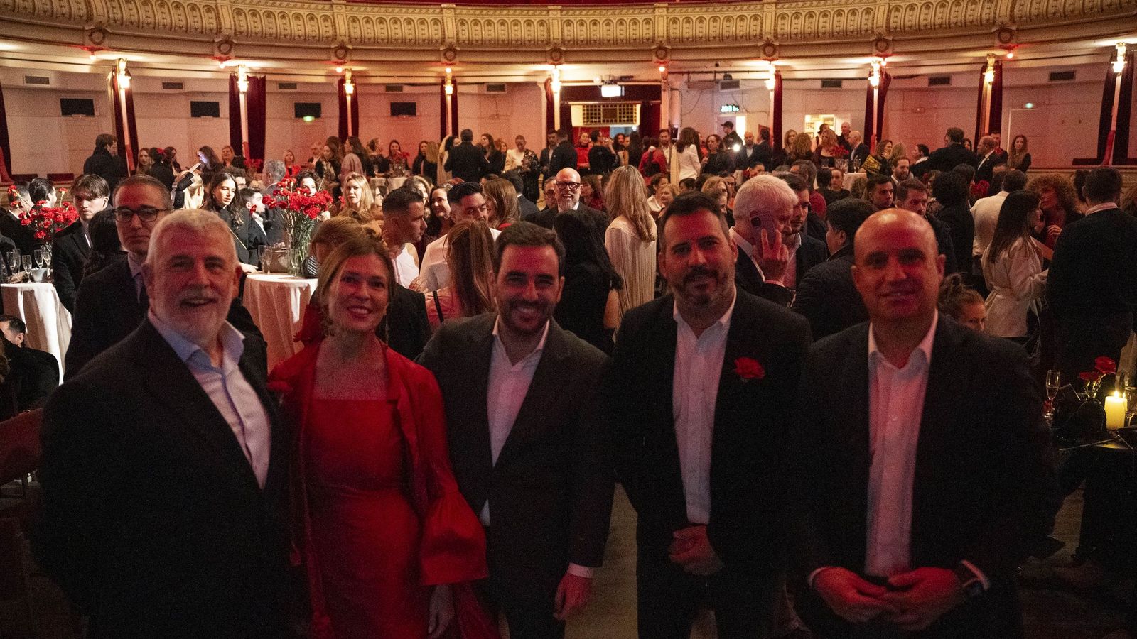 Emilio Osorio, Ana Labella, Carlos Sánchez, Iván Gómez y José A. García.