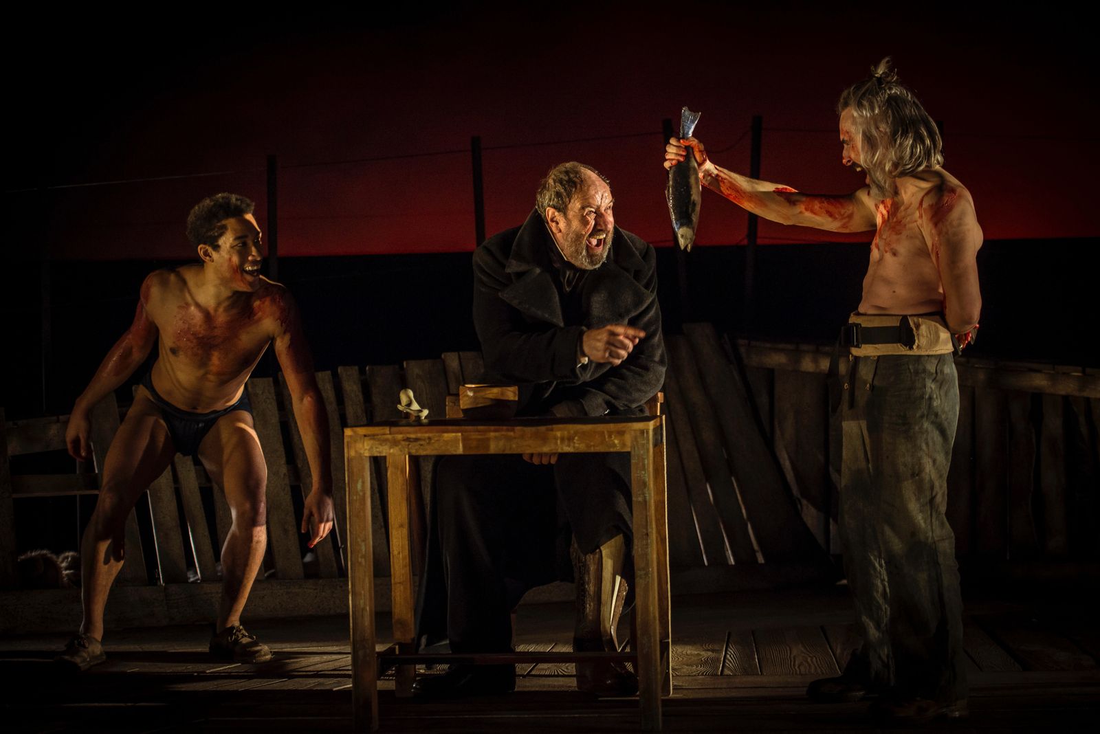 Un momento de la obra inspirada en Moby Dick